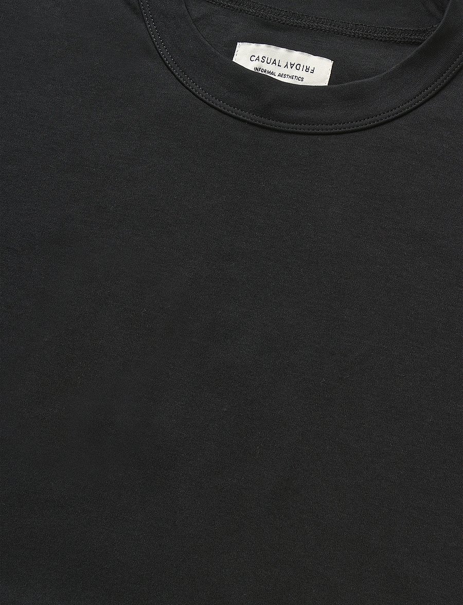 Casual Friday - CFEKBERG RELAXED T-SHIRT - anthracite black - 2