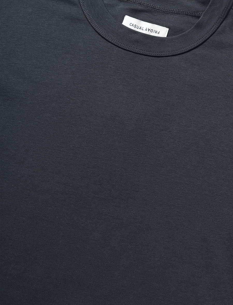 Casual Friday - CFEKBERG RELAXED T-SHIRT - lühikeste varrukatega t-särgid - dark navy - 2