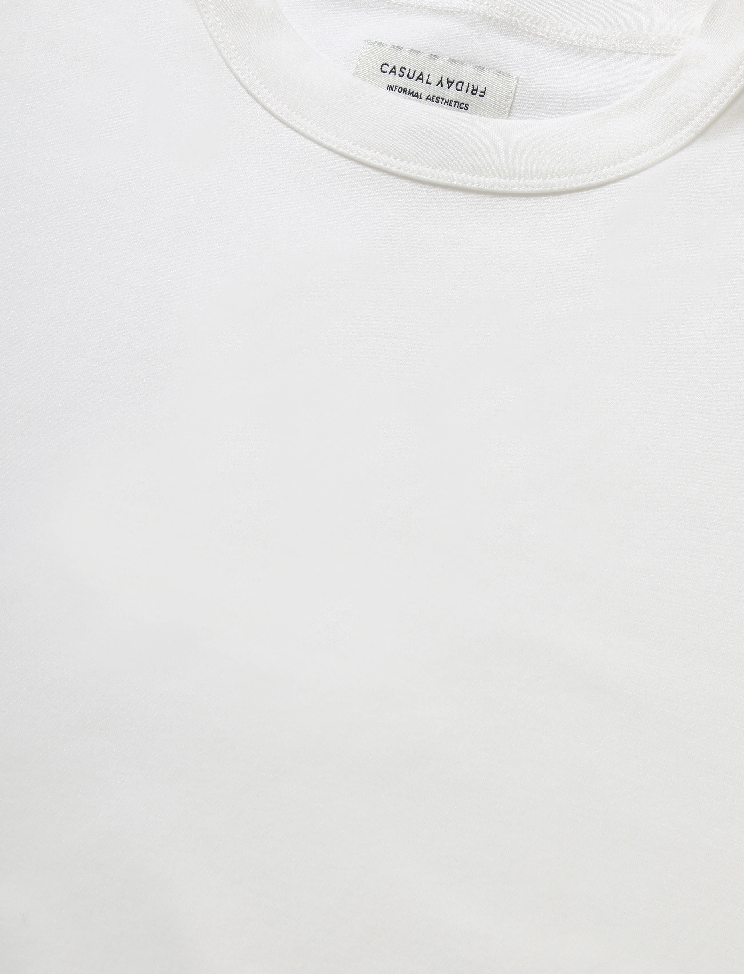 Casual Friday - CFEKBERG RELAXED T-SHIRT - kortærmede t-shirts - snow white - 2