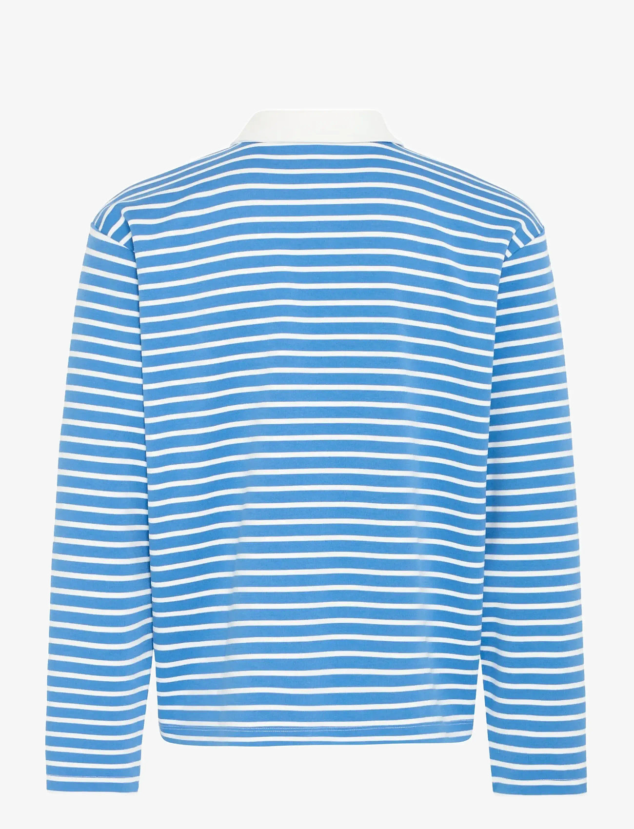 Casual Friday - CFPERSSON RELAXED POLO SWEAT - långärmade pikéer - ultramarine - 2
