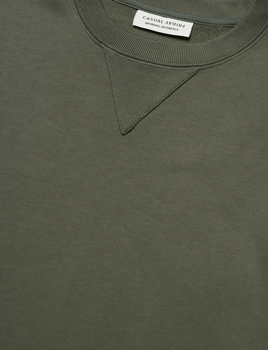Casual Friday - CFPERSSON 0261 CREW NECK SWEAT - kollektioner - beetle - 2