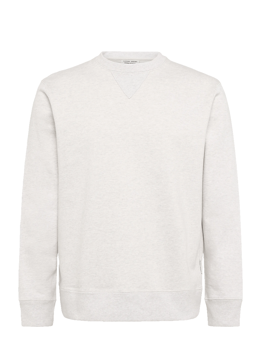 Casual Friday - CFPERSSON 0261 CREW NECK SWEAT - kollektioner - glacier gray melange - 0