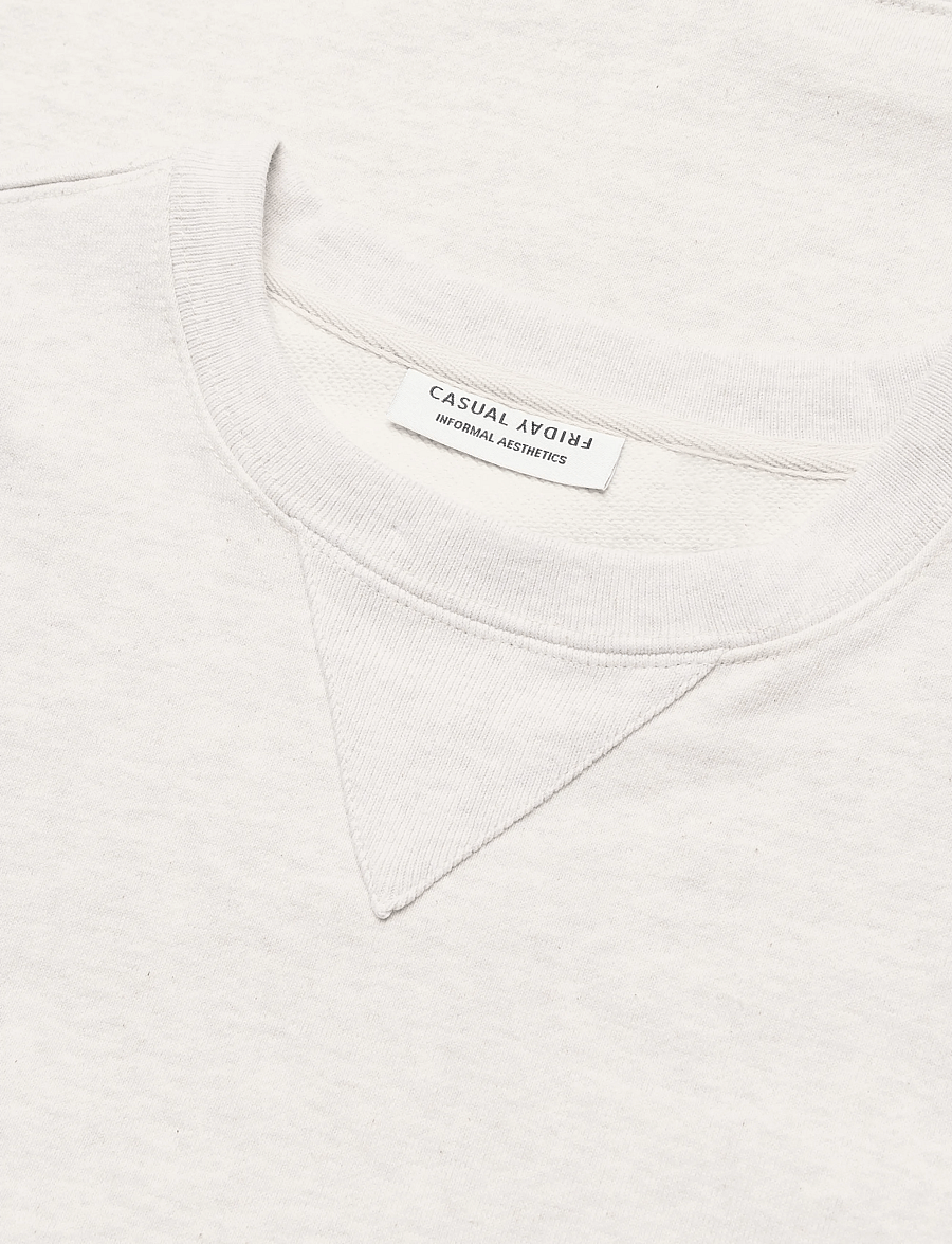 Casual Friday - CFPERSSON 0261 CREW NECK SWEAT - kollektioner - glacier gray melange - 2
