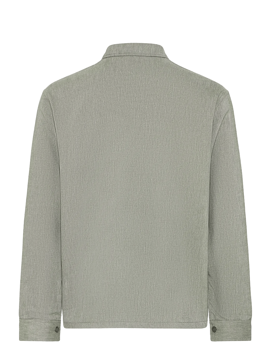 Casual Friday - CFBRO 0262 LINEN MIX OVERSHIRT - kollektioner - beetle - 1
