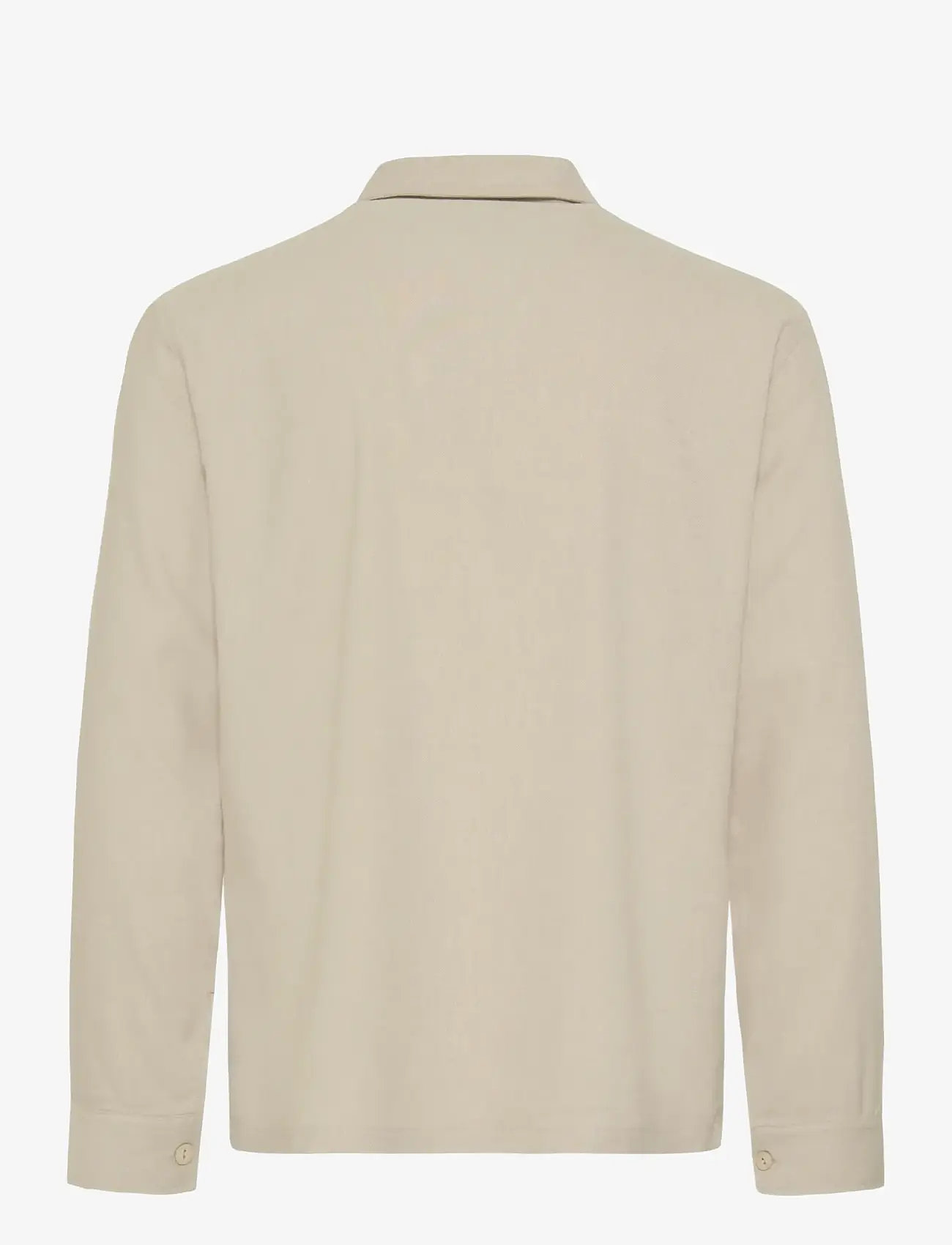 Casual Friday - CFBRO 0262 LINEN MIX OVERSHIRT - kollektioner - island fossil - 2