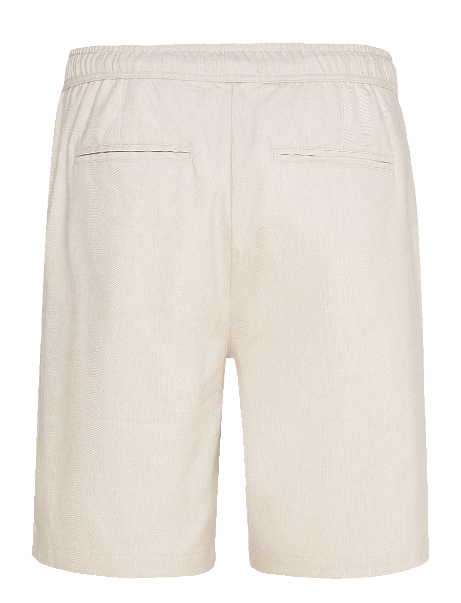 Casual Friday - CFTORP 0262 LINEN MIX SHORTS - hørshorts - island fossil - 1