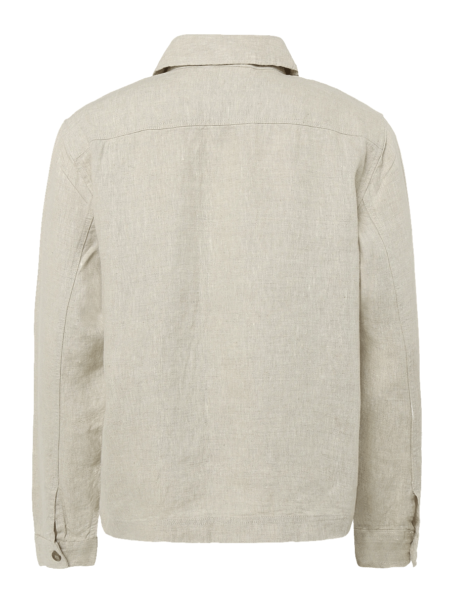 Casual Friday - CFEVENSEN 0272 LINEN JACKET - plaza taupe melange - 1