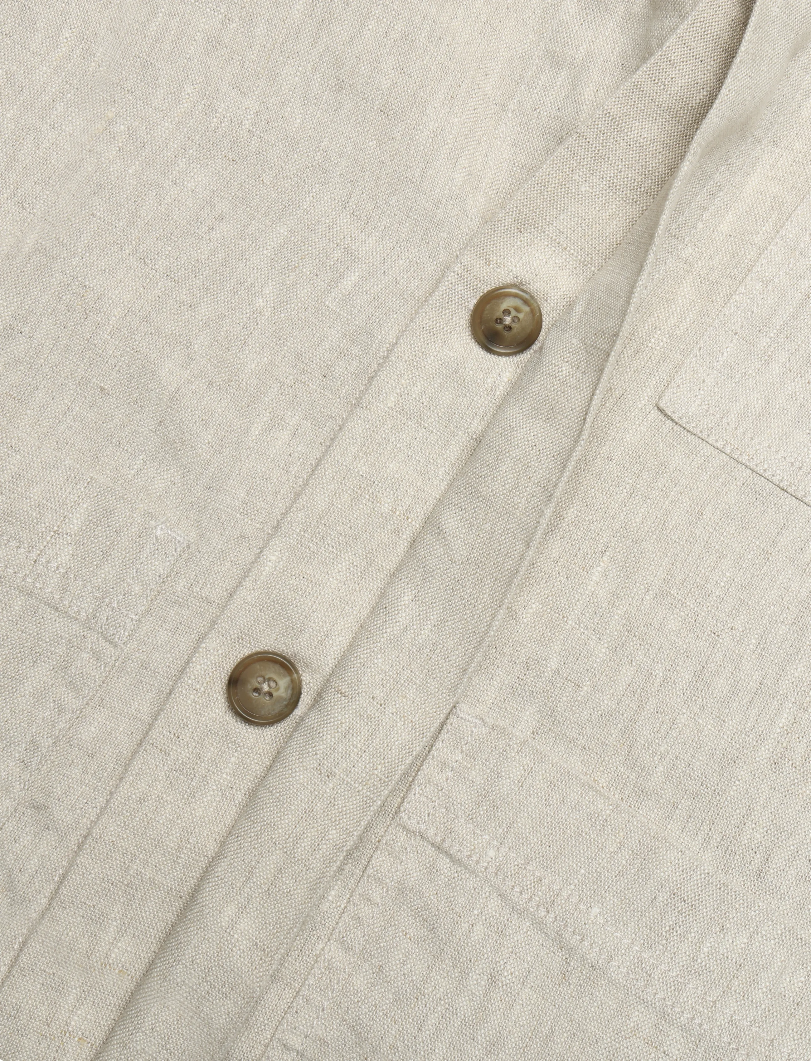 Casual Friday - CFEVENSEN 0272 LINEN JACKET - plaza taupe melange - 3