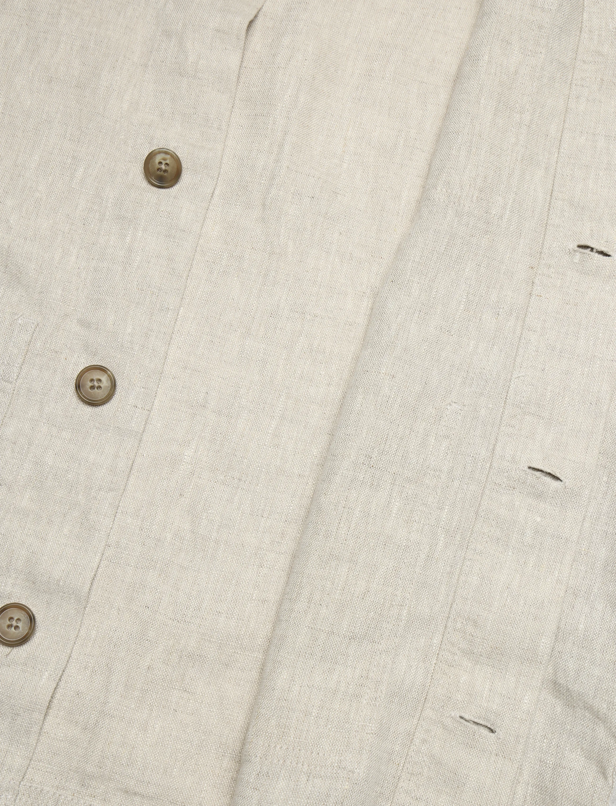 Casual Friday - CFEVENSEN 0272 LINEN JACKET - plaza taupe melange - 4