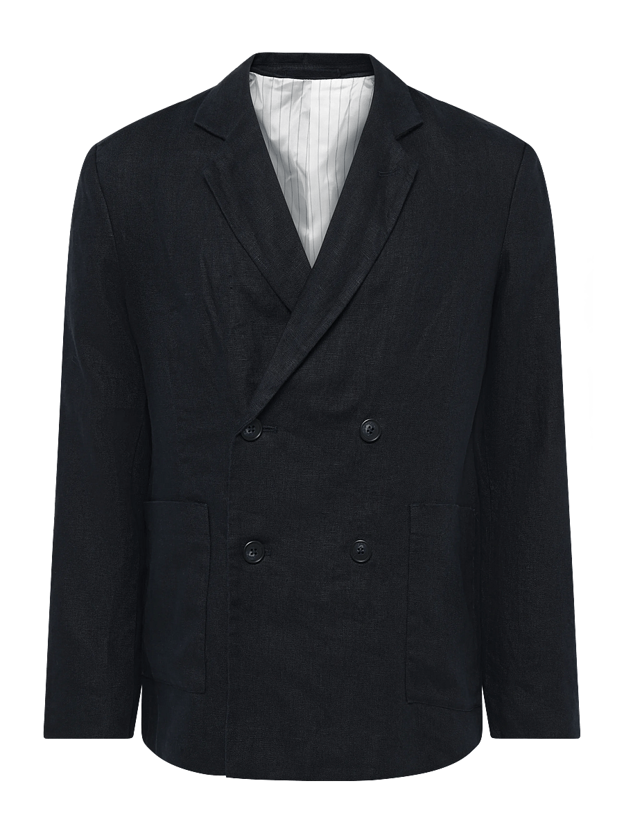 Casual Friday - CFEDLUND 0272 LINEN BLAZER - dark navy - 0