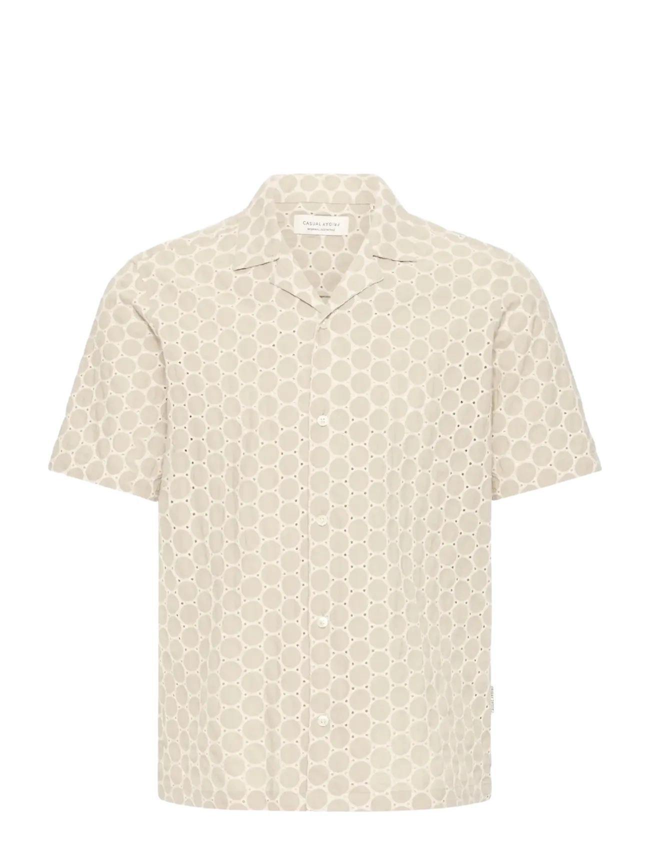 Casual Friday CFSAMWELL SS AOE SHIRT - Casual Friday - PLAZA TAUPE / beige