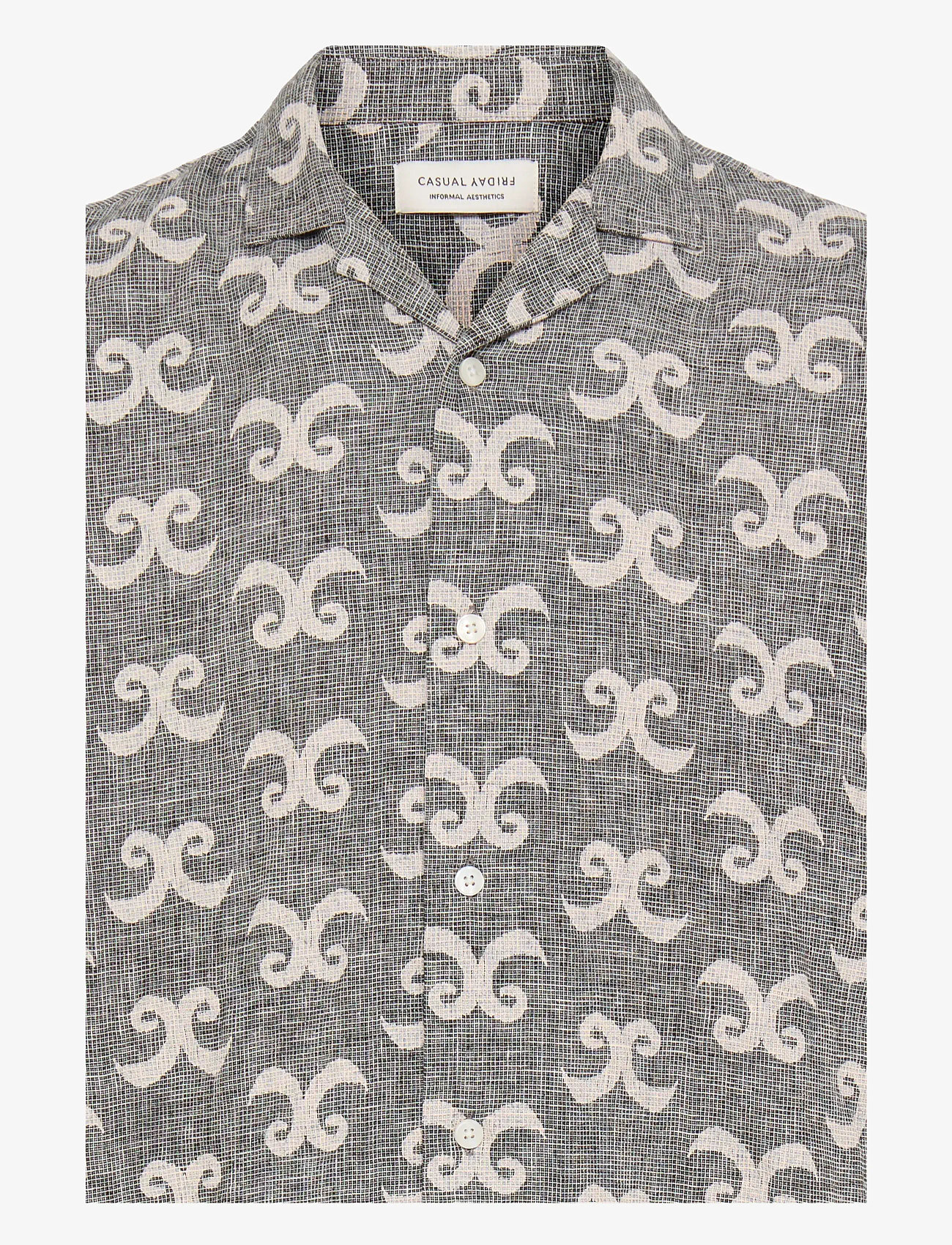 Casual Friday - CFTANNER AOP CHECKED SHIRT - mønstrede skjorter - marshmallow - 2