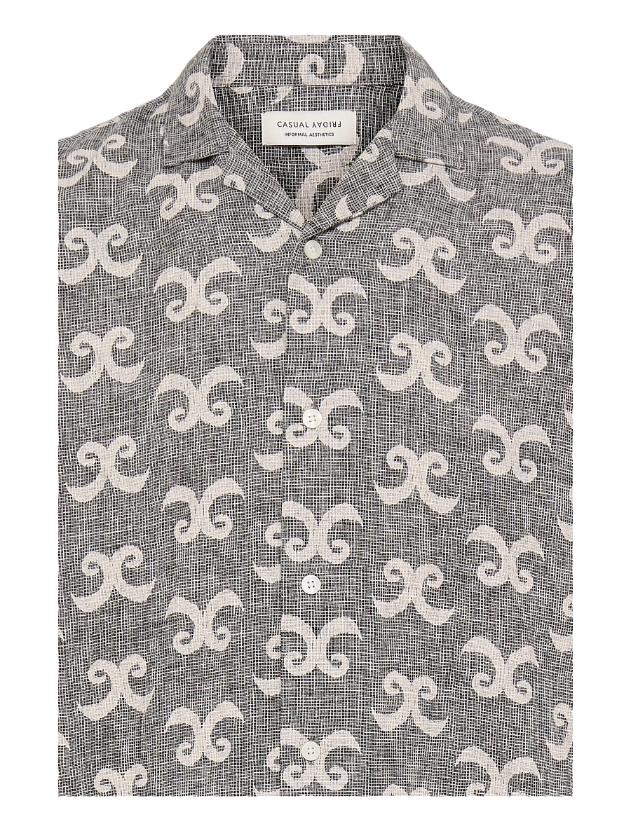 Casual Friday - CFTANNER AOP CHECKED SHIRT - koszule we wzory - marshmallow - 2