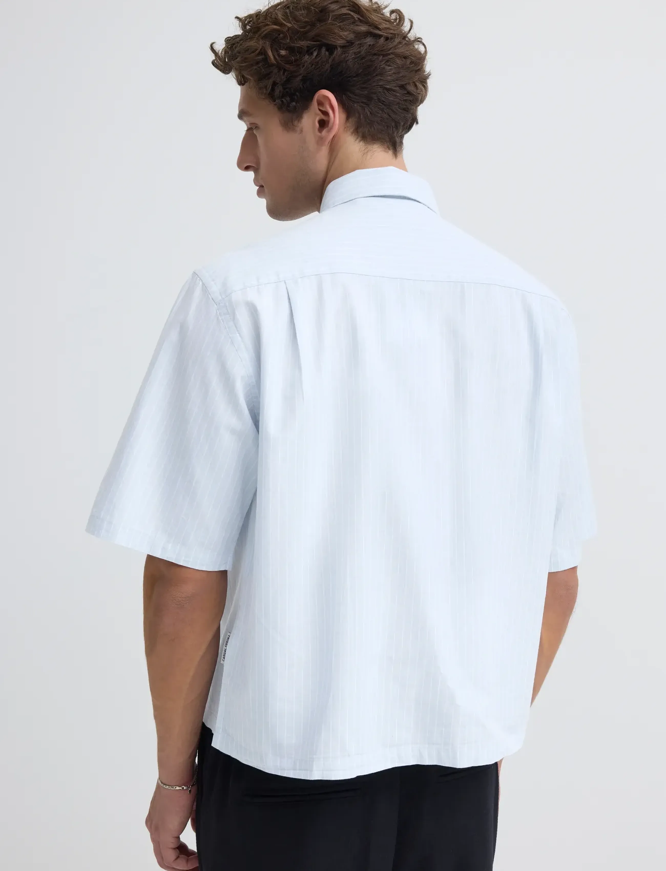 Casual Friday - CFWESLIN STRIPED RELAXED SHIRT - stribede skjorter - cerulean stripe - 4