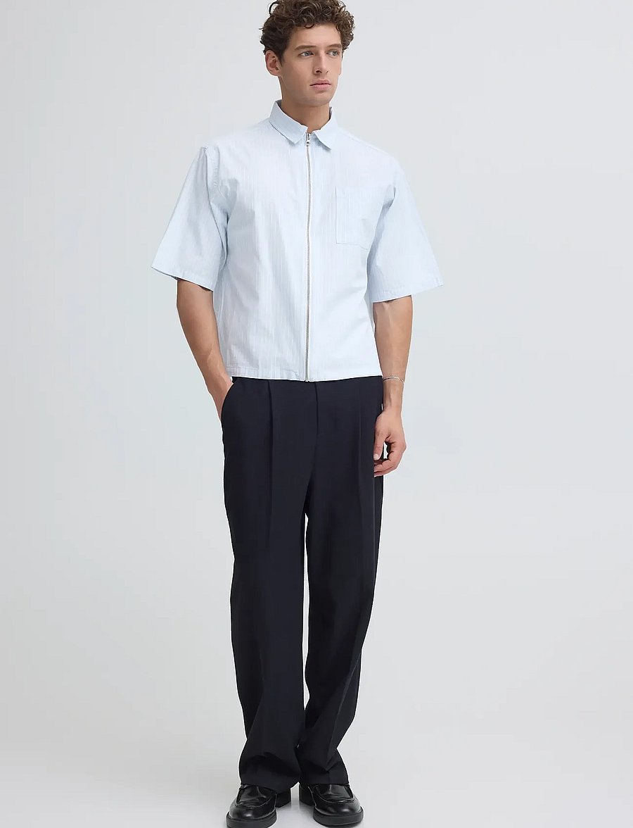 Casual Friday - CFWESLIN STRIPED RELAXED SHIRT - stribede skjorter - cerulean stripe - 5