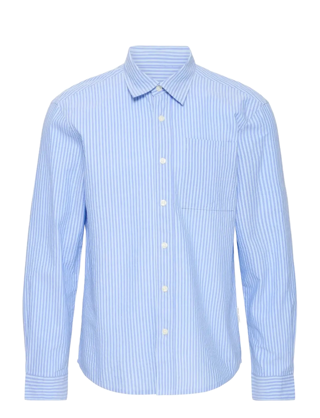Casual Friday CFJAEVON LS SEERSUCKER SHIRT - Casual Friday - CERULEAN STRIPE / multi