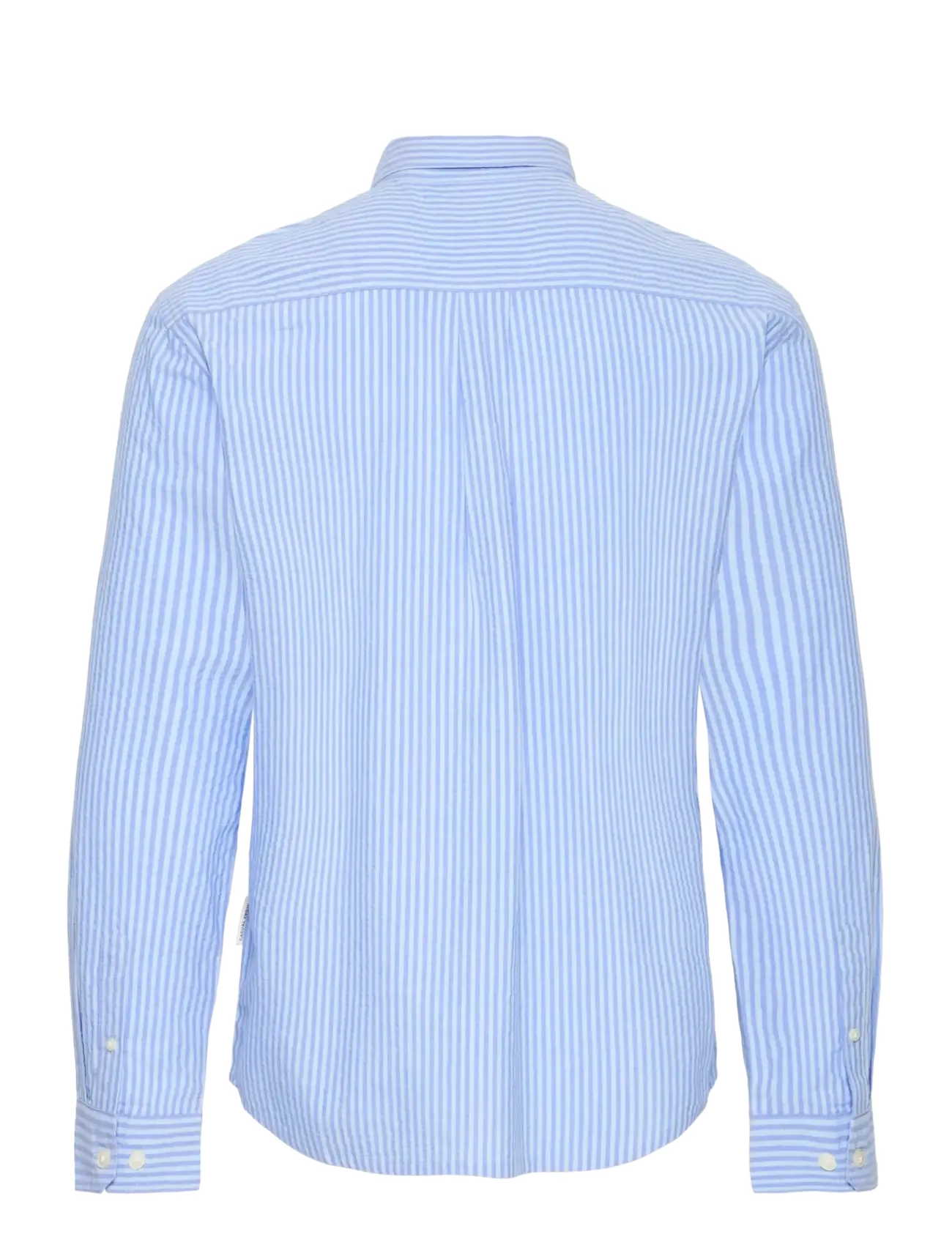 Casual Friday - CFJAEVON LS SEERSUCKER SHIRT - stribede skjorter - cerulean stripe - 2