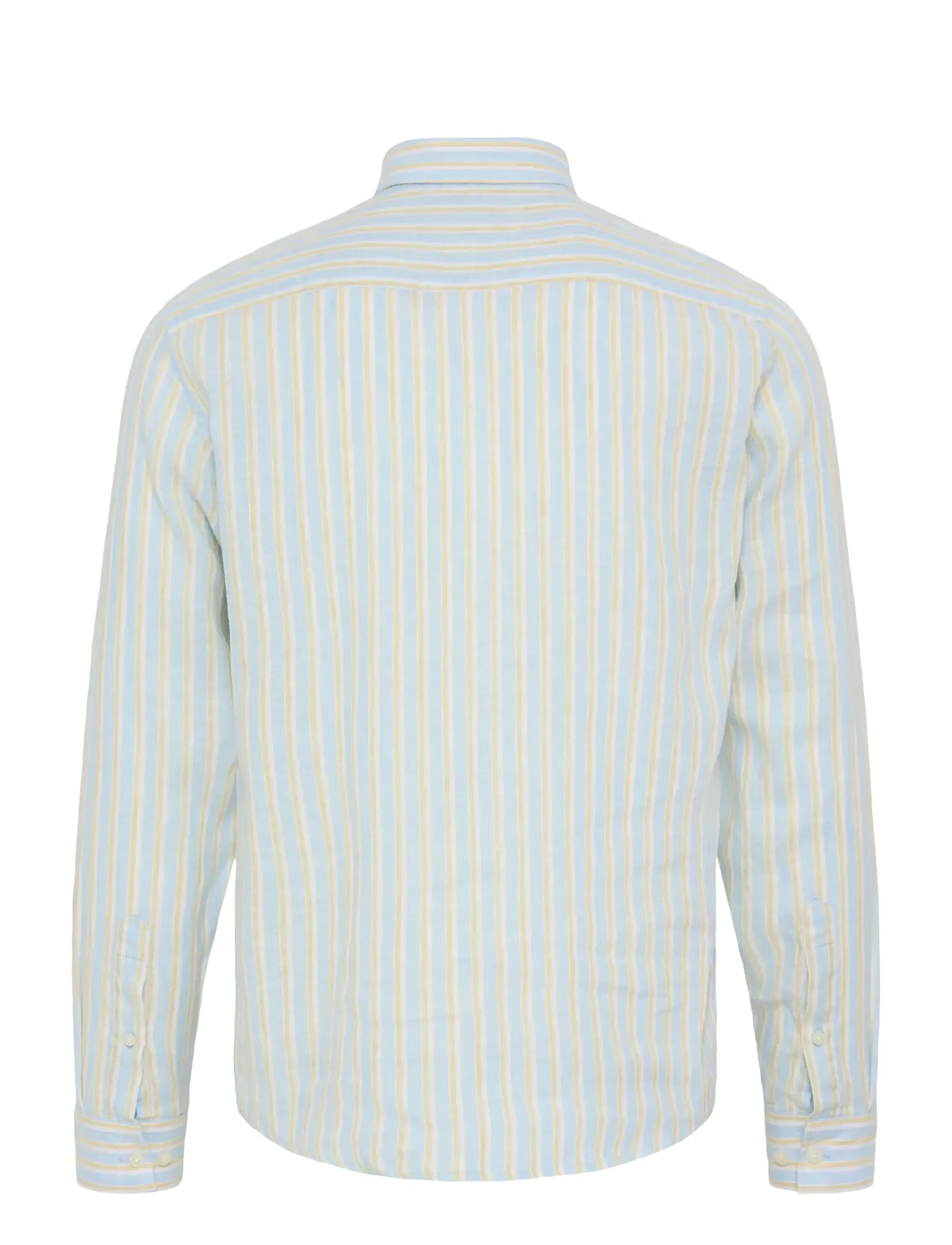 Casual Friday - CFRISSA LS STRIPED LINEN - gestreifte hemden - cerulean check - 2