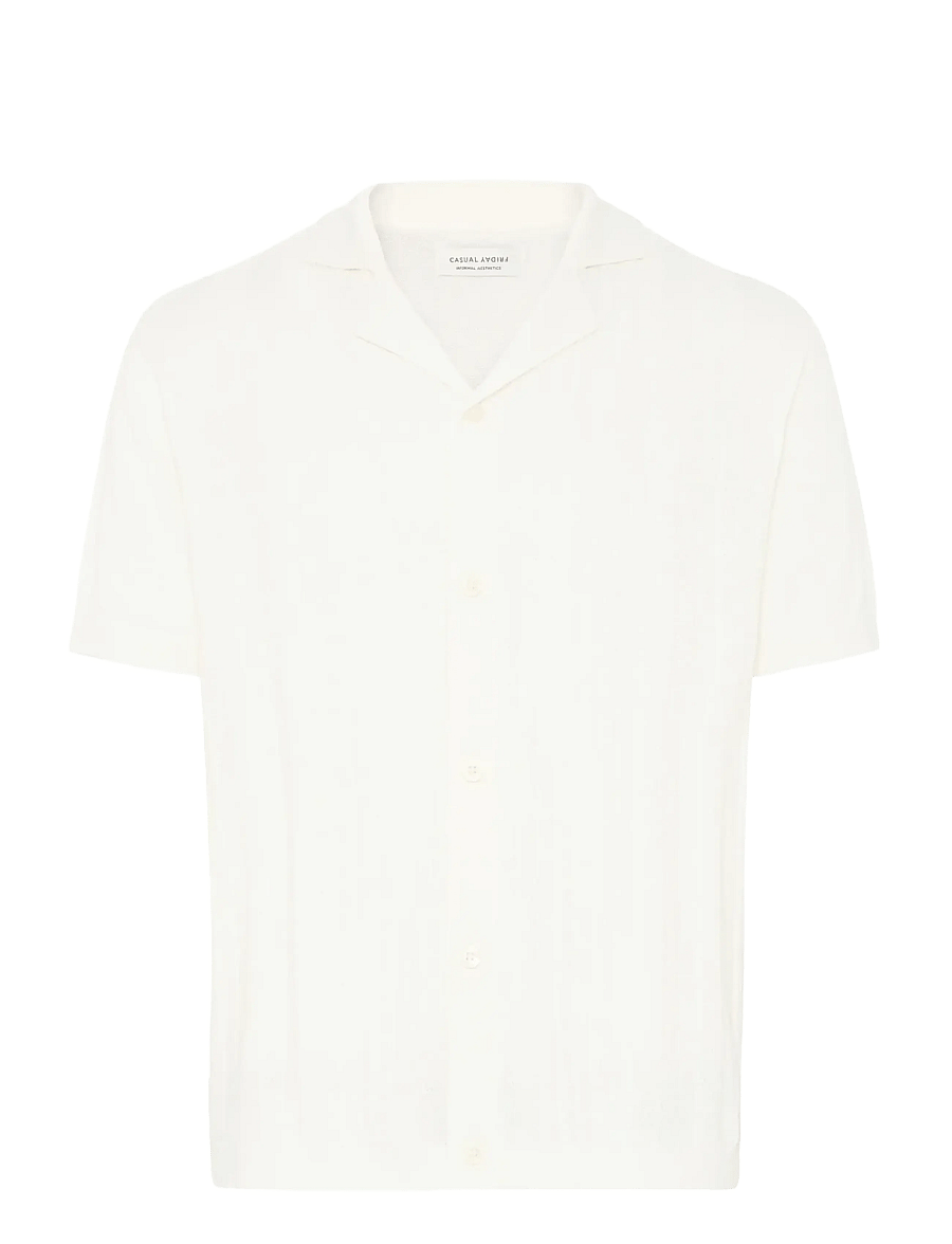 Casual Friday - CFFILLAN KNIT - polostrik - marshmallow - 0
