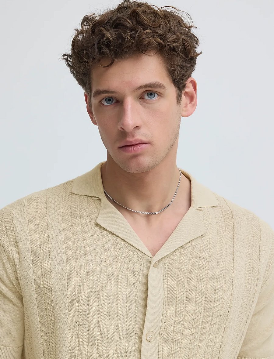 Casual Friday - CFFILLAN KNIT - polostrik - plaza taupe - 0