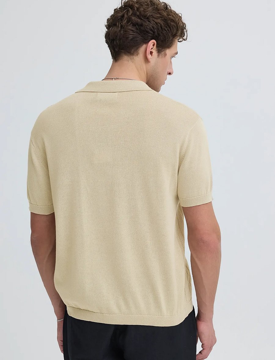 Casual Friday - CFFILLAN KNIT - polostrik - plaza taupe - 3