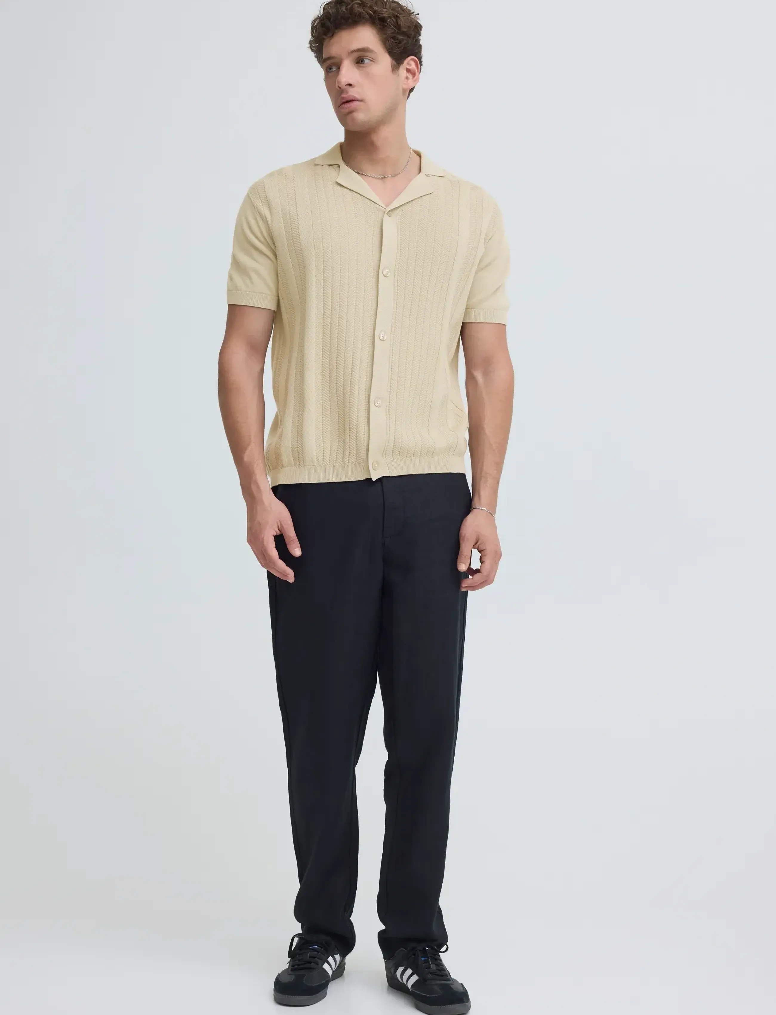 Casual Friday - CFFILLAN KNIT - knitted polos - plaza taupe - 5