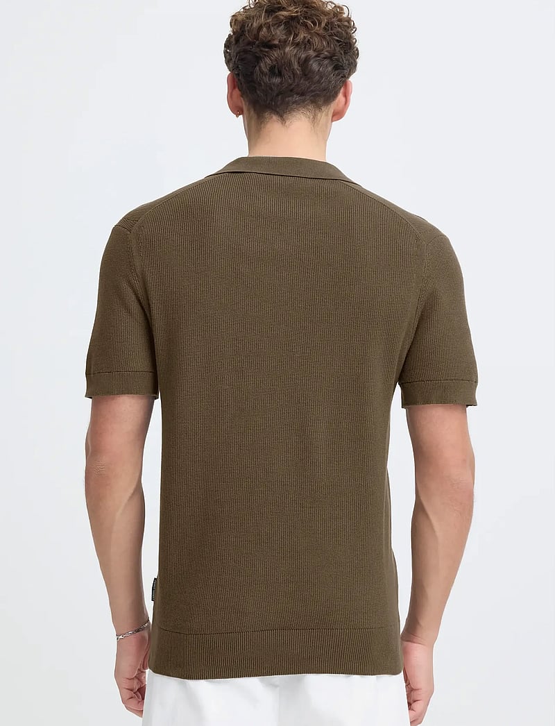 Casual Friday - CFMOSVIK 0265 KNIT - gestrickte polohemden - wren - 4