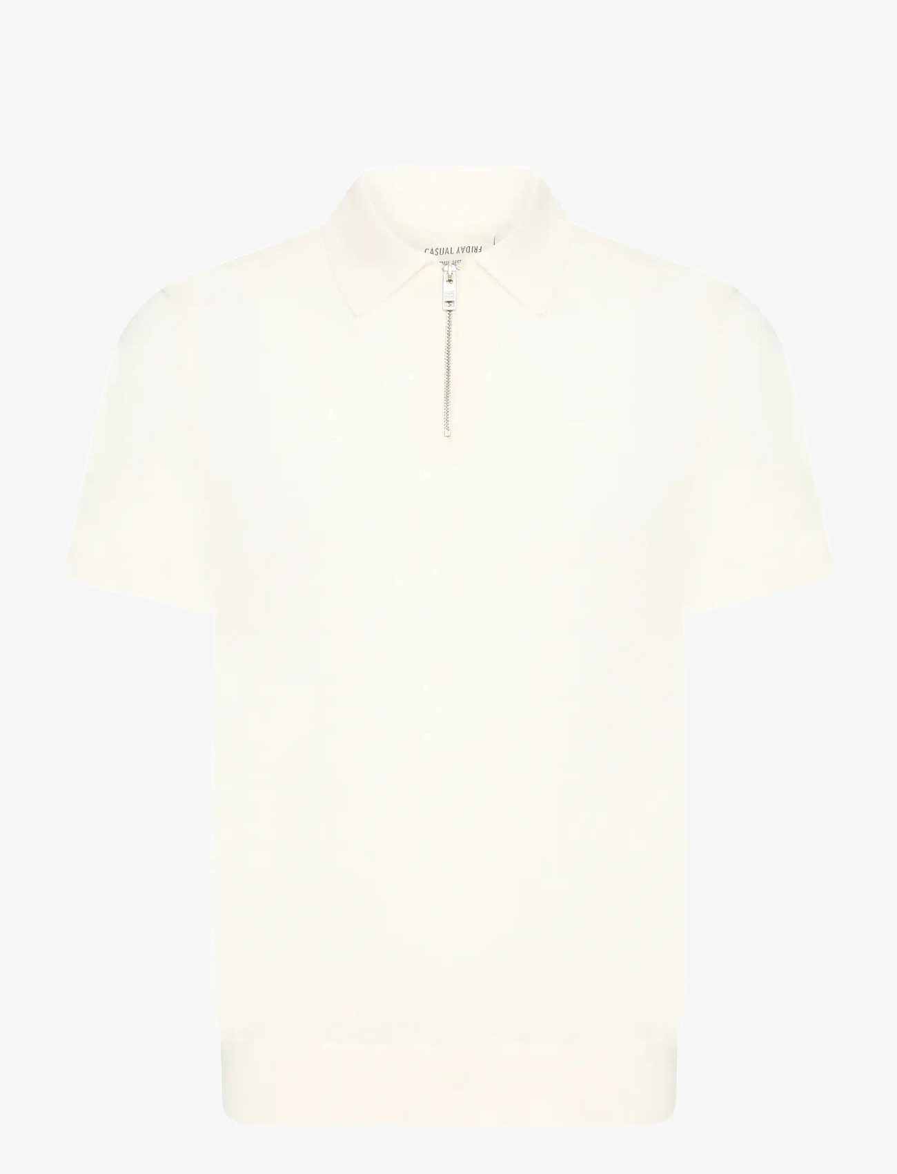 Casual Friday - CFLOKA 0266 KNIT - polostrik - marshmallow - 0