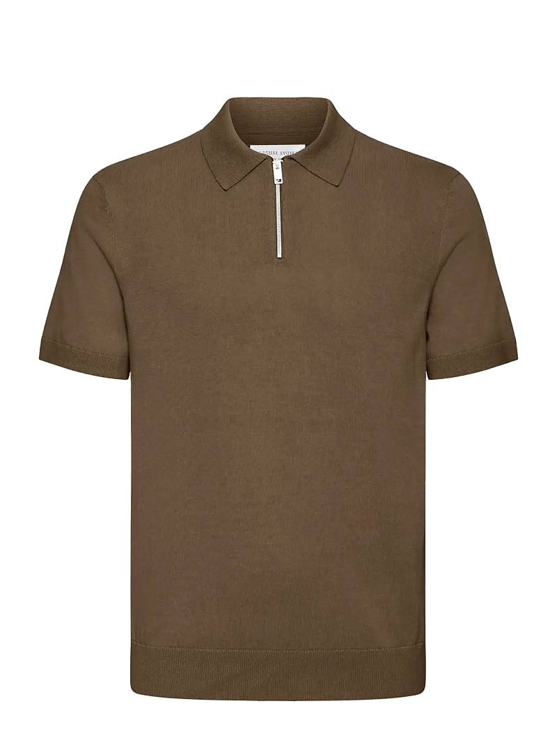 Casual Friday - CFLOKA 0266 KNIT - gestrickte polohemden - wren - 0