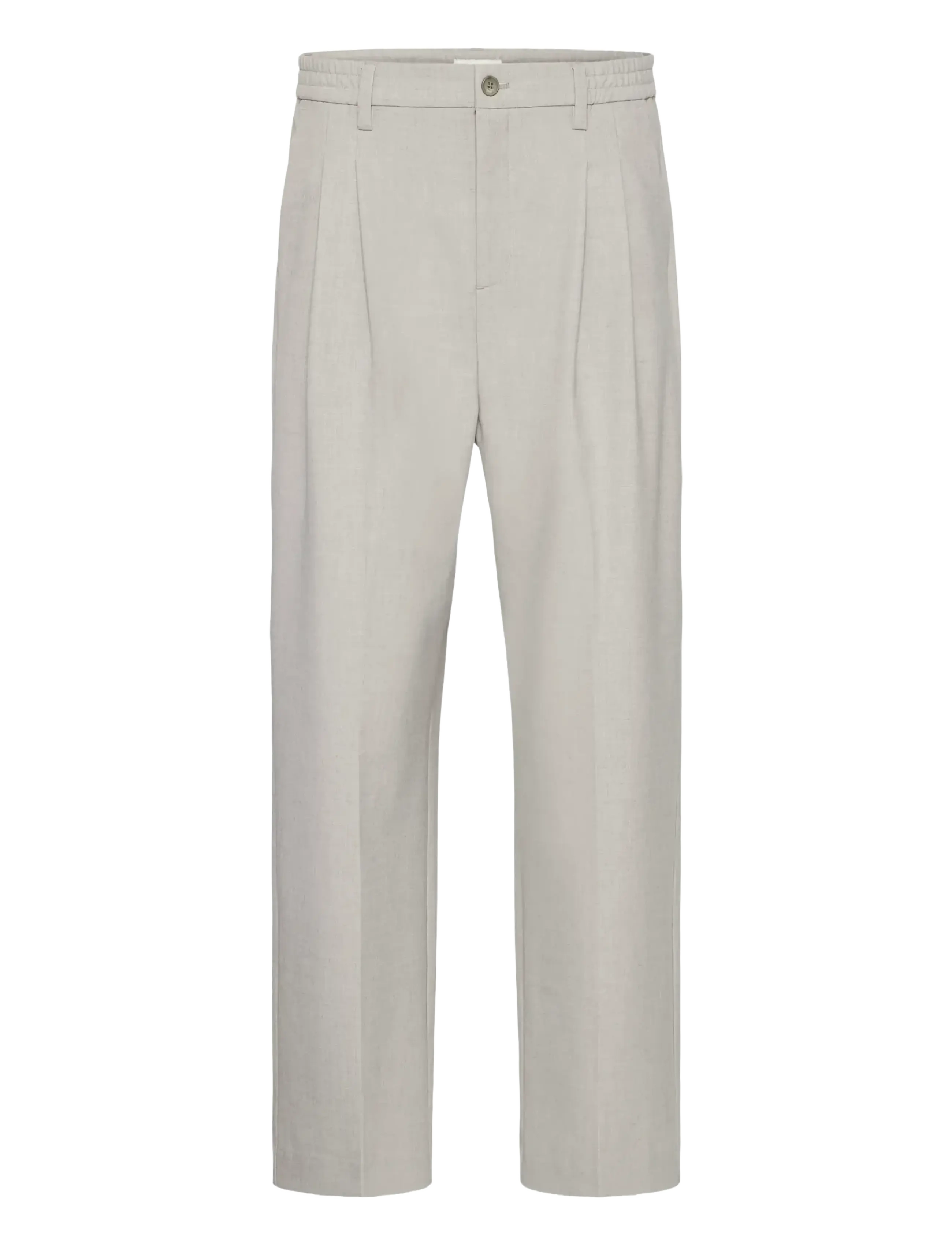 Casual Friday CFGRANT 0275 WIDE PANTS - Casual Friday - PLAZA TAUPE MELANGE / grey