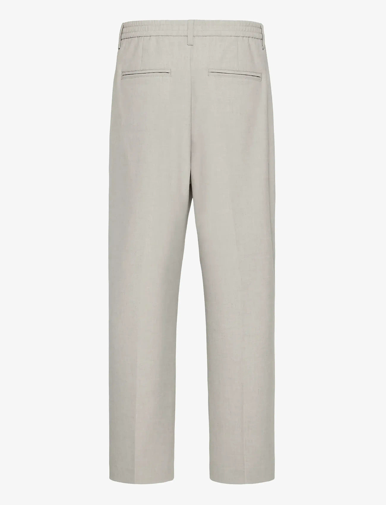 Casual Friday - CFGRANT 0275 WIDE PANTS - habitbukser - plaza taupe melange - 1