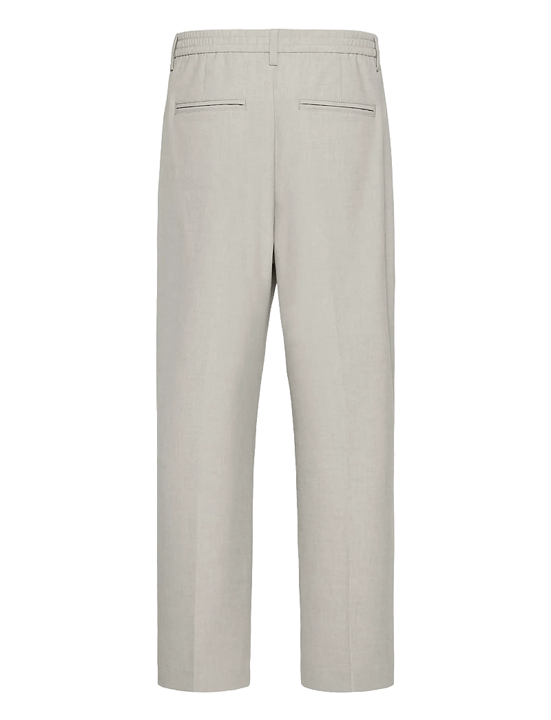 Casual Friday - CFGRANT 0275 WIDE PANTS - puvunhousut - plaza taupe melange - 1