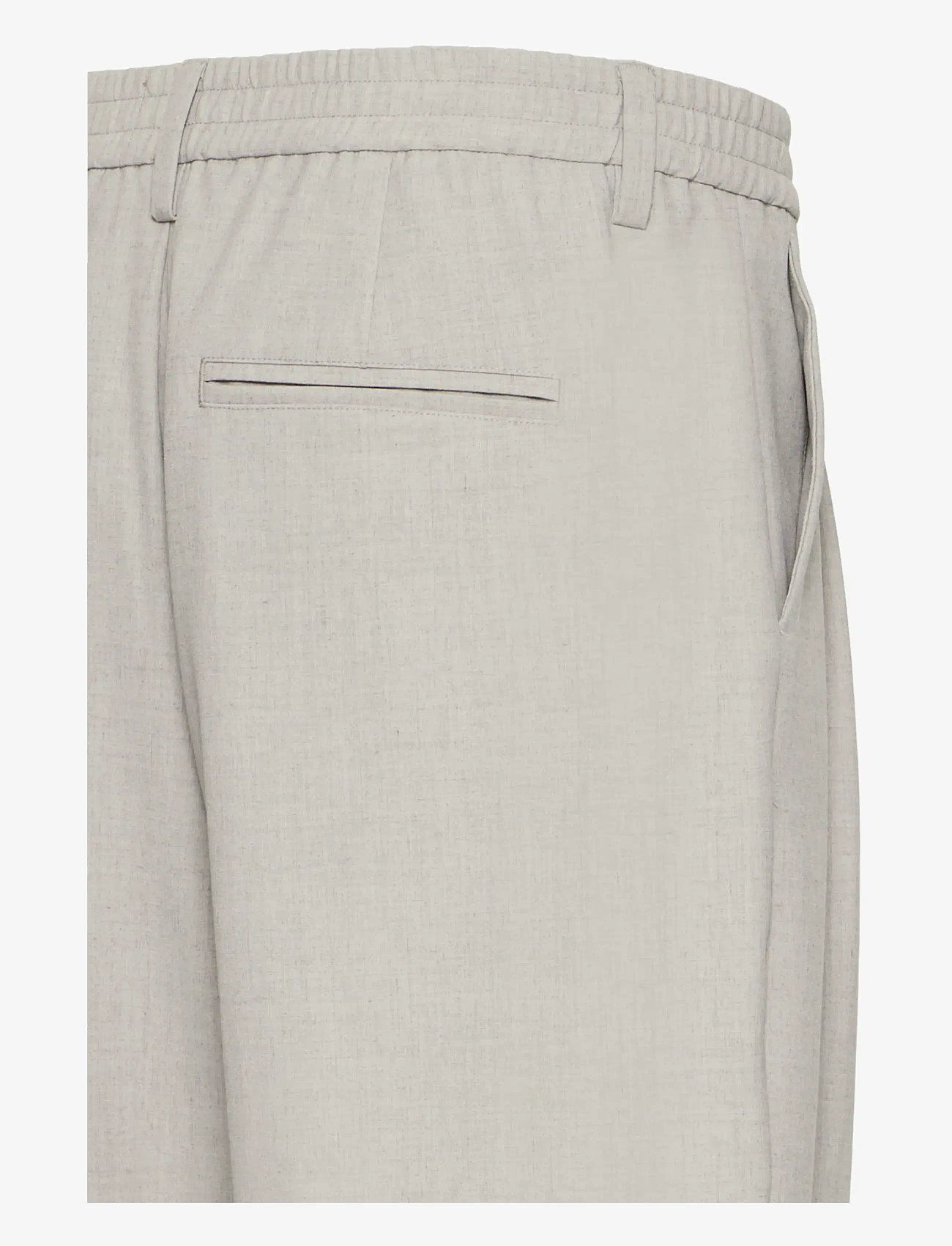 Casual Friday - CFGRANT 0275 WIDE PANTS - habitbukser - plaza taupe melange - 2