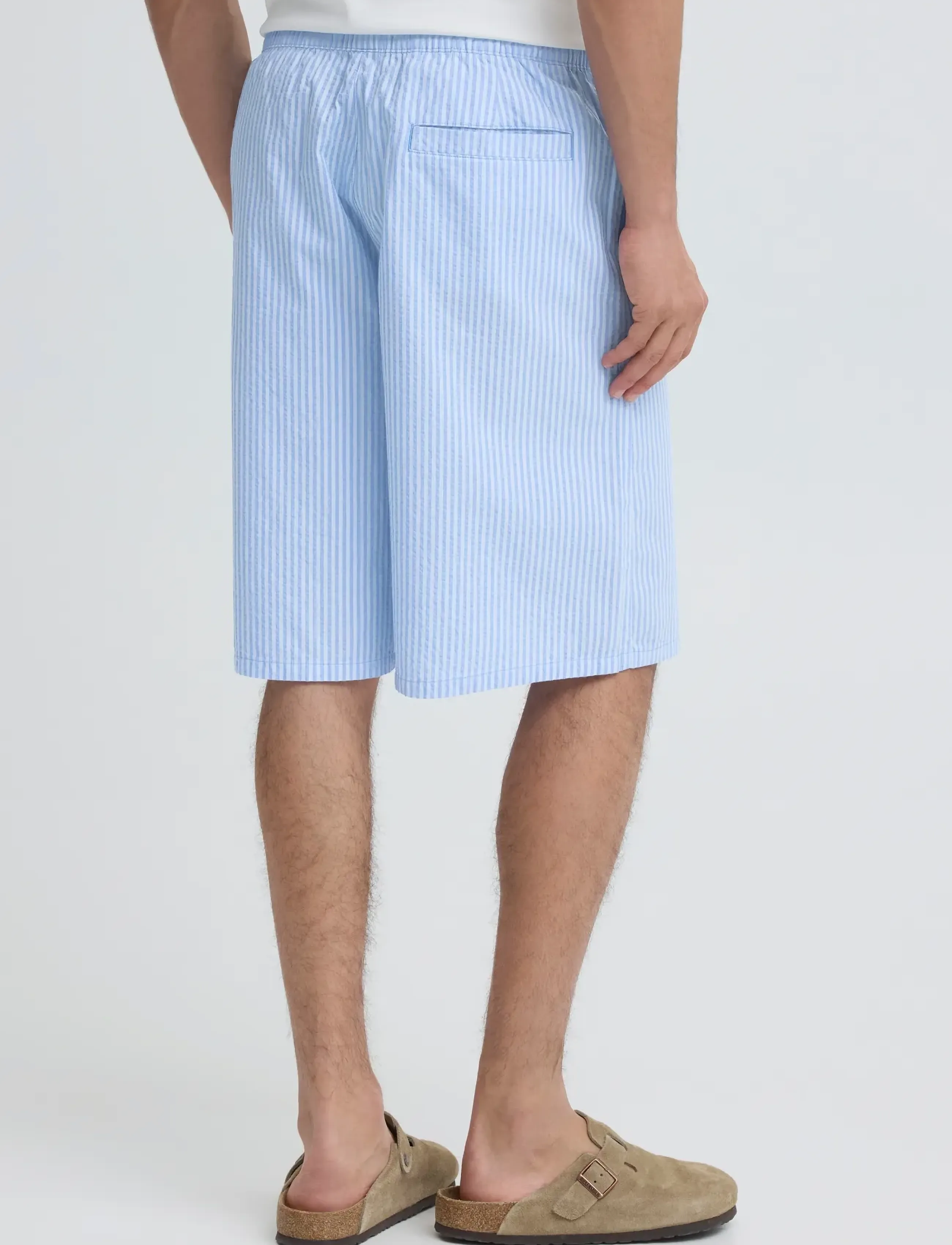 Casual Friday - CFJAEVON 0273 STRIPED SHORTS - lühikesed vabaajapüksid - cerulean stripe - 3