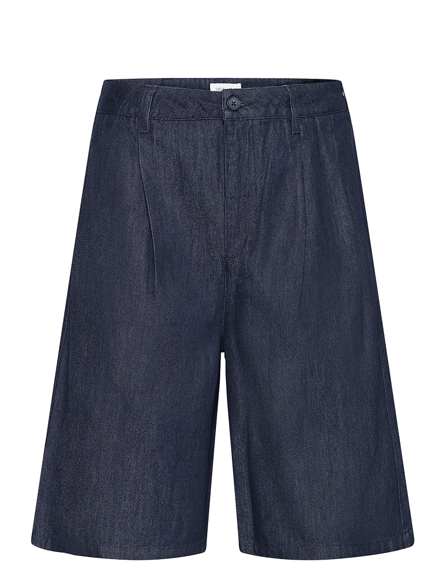 Casual Friday - CFFORSBERG DENIM SHORTS - jeansshorts - 200444 unwashed blue denim - 1