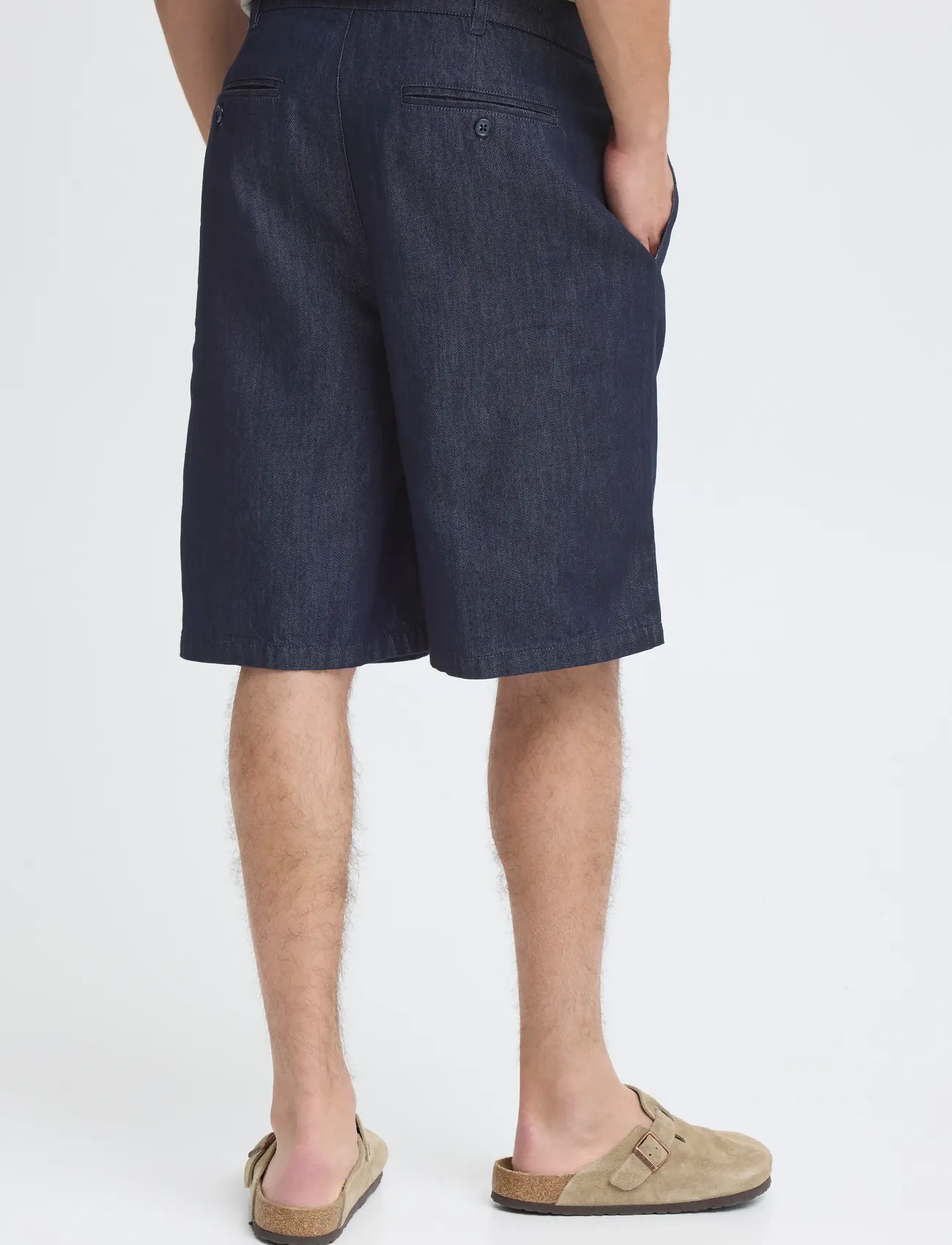 Casual Friday - CFFORSBERG DENIM SHORTS - jeans shorts - 200444 unwashed blue denim - 5
