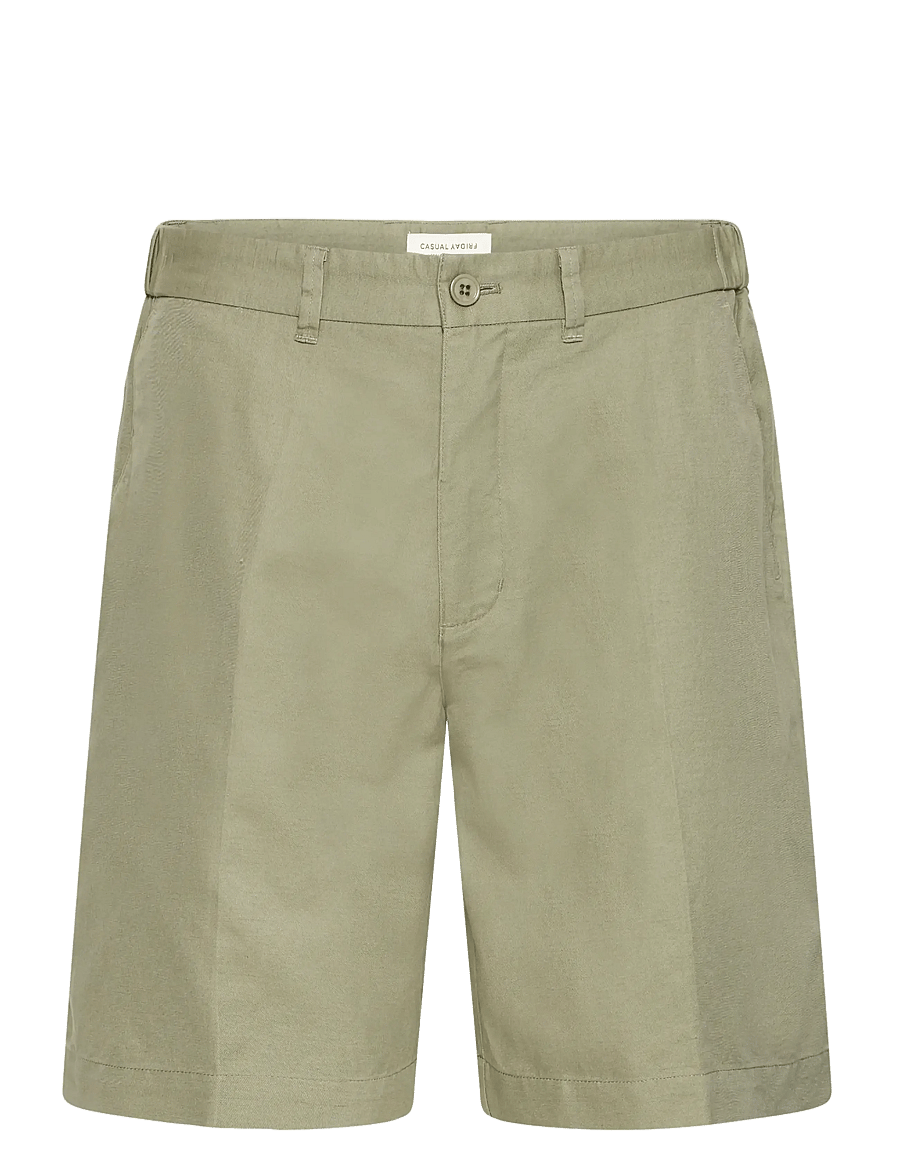 Casual Friday - CFSARUP 0271 LINEN MIX SHORTS - casual shorts - mermaid - 1