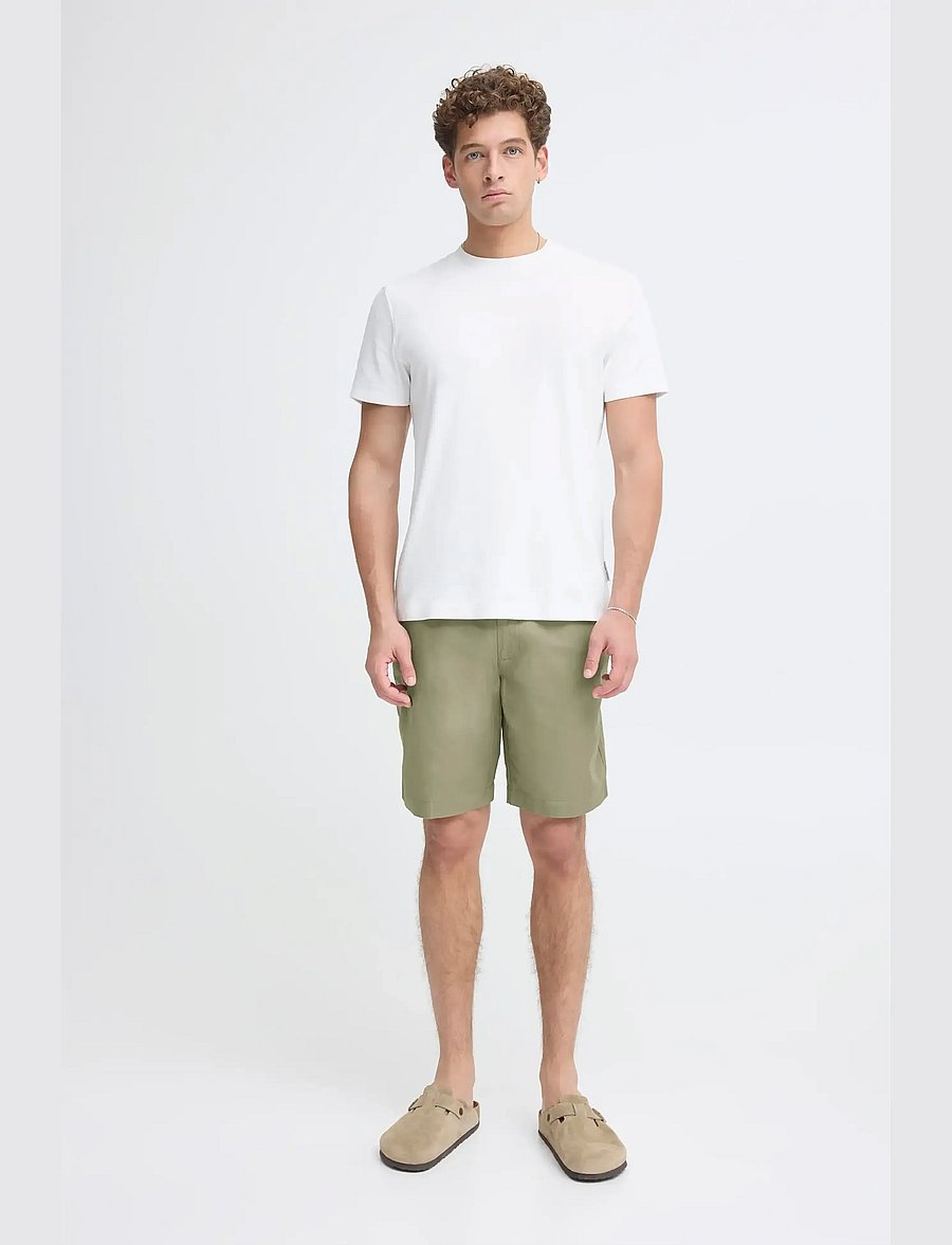 Casual Friday - CFSARUP 0271 LINEN MIX SHORTS - casual shorts - mermaid - 0