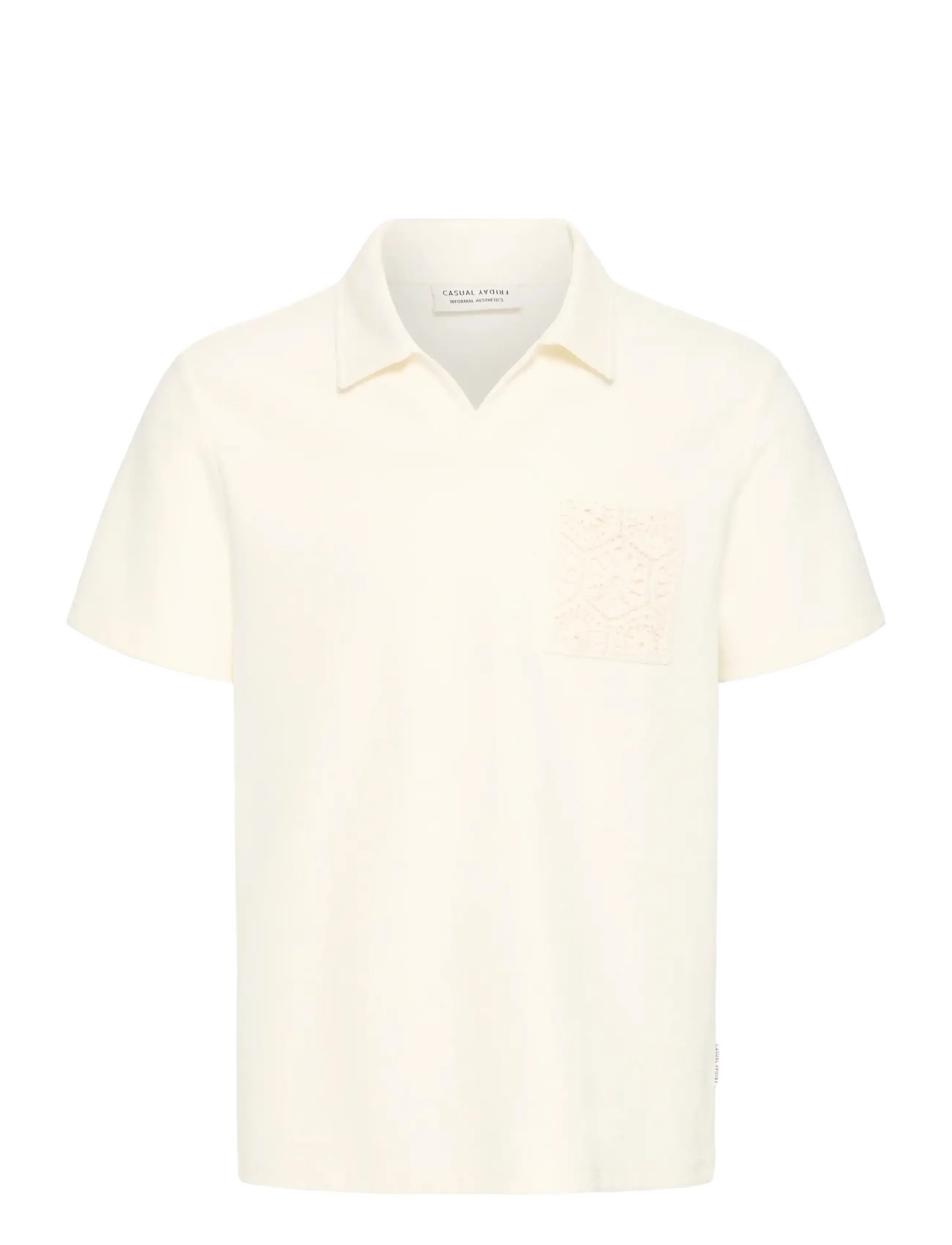 Casual Friday CFELVERUM 0280 POLO - Casual Friday - MARSHMALLOW / cream