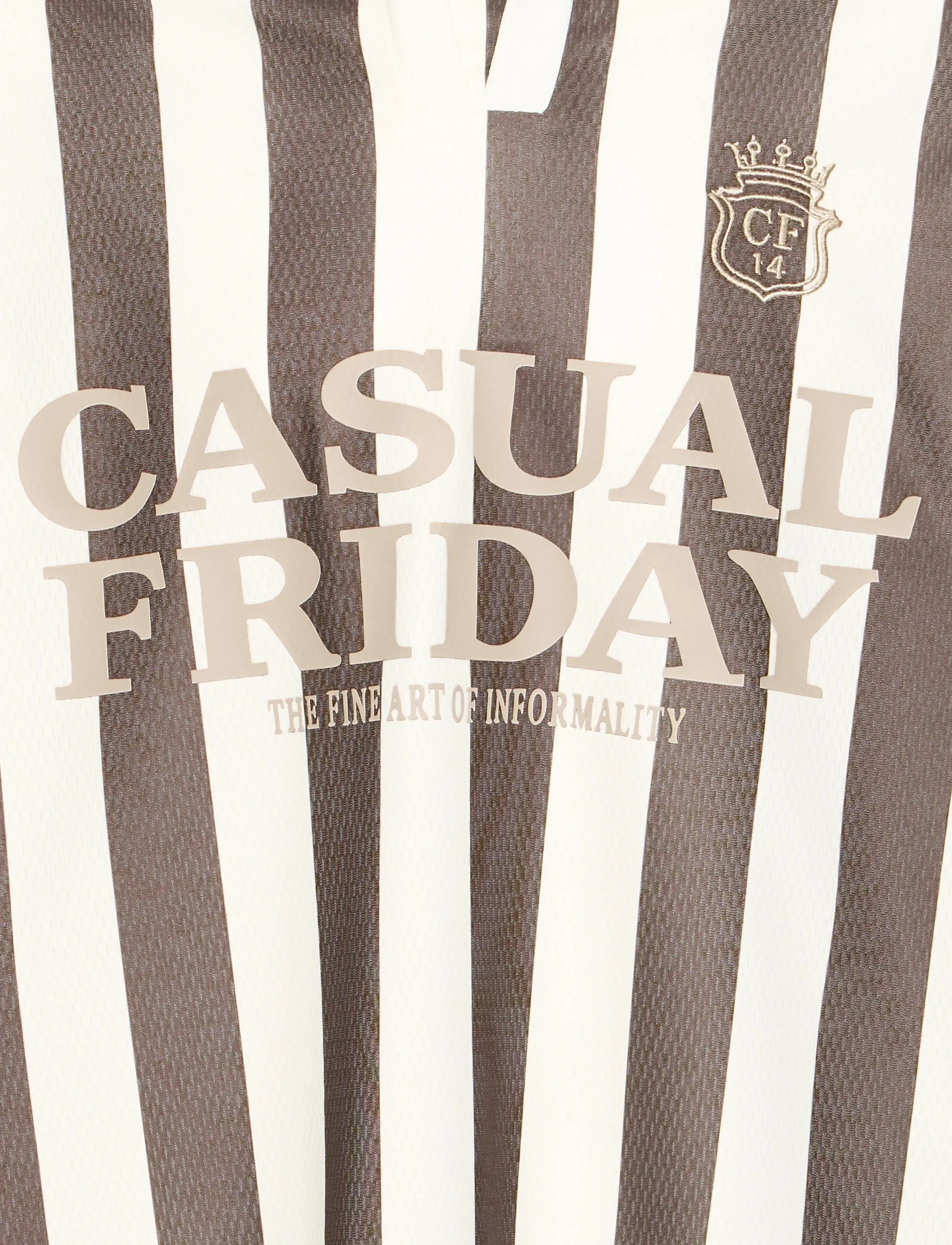 Casual Friday - CFMESINGE 0277 SWEAT - knitwear - wren with marshmallow stripe - 2