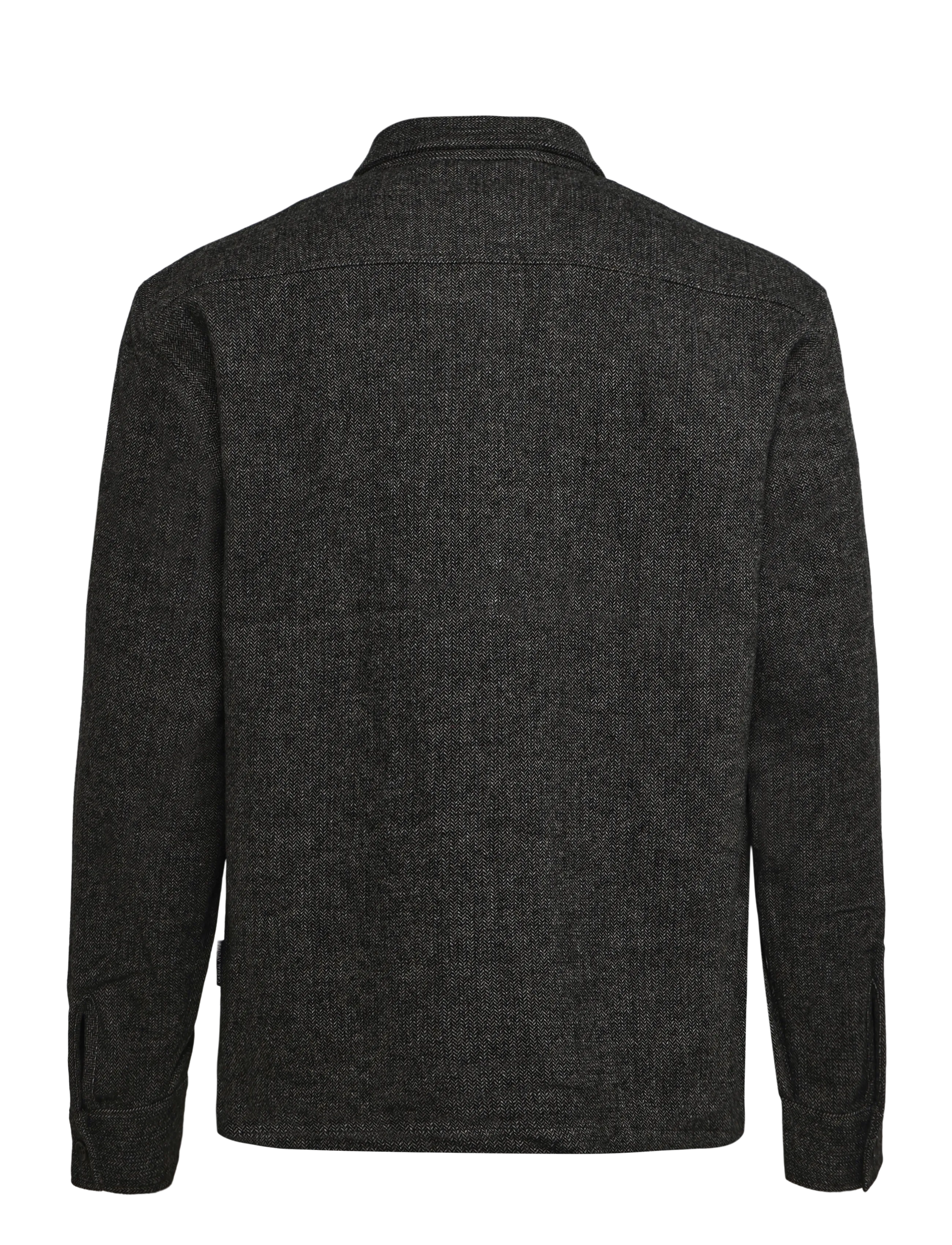 Casual Friday - CFHELDAGER OVERSHIRT - jackets - charcoal herringbone - 1