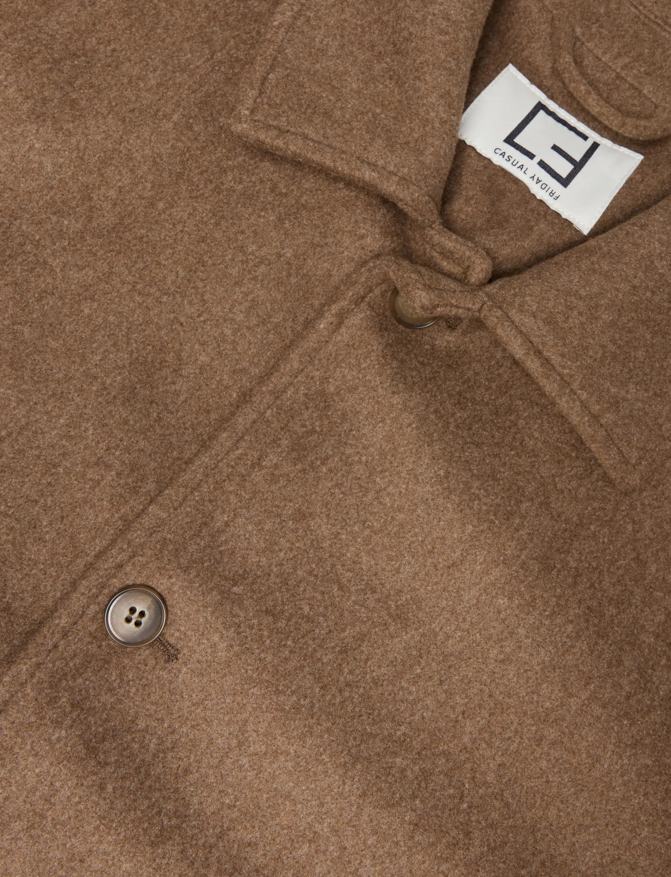 Casual Friday - CFHERSNAP 0294 OUTERWEAR - höstjackor - sepia - 2