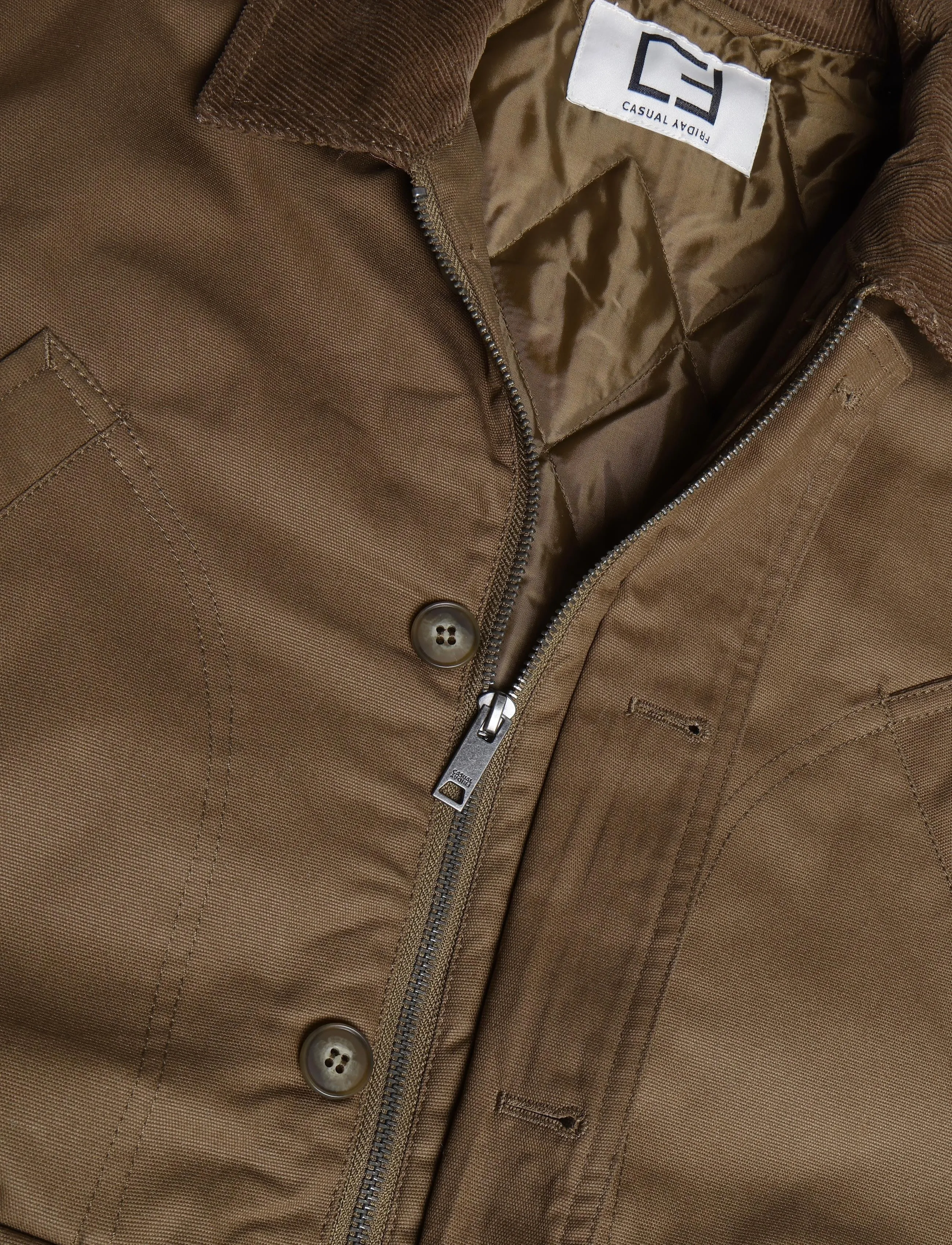 Casual Friday - CFMARTOFTE OUTERWEAR - dunjackor - sepia - 2
