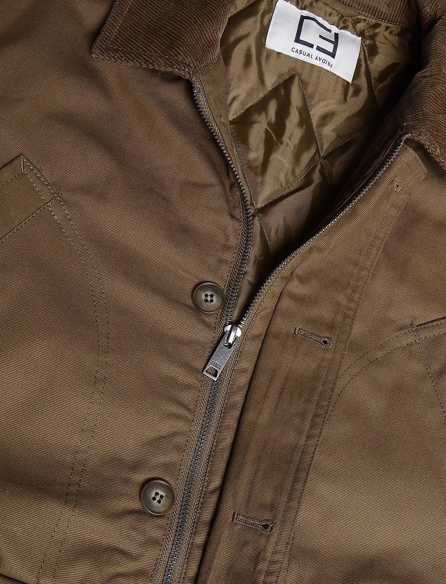 Casual Friday - CFMARTOFTE OUTERWEAR - dunjackor - sepia - 2