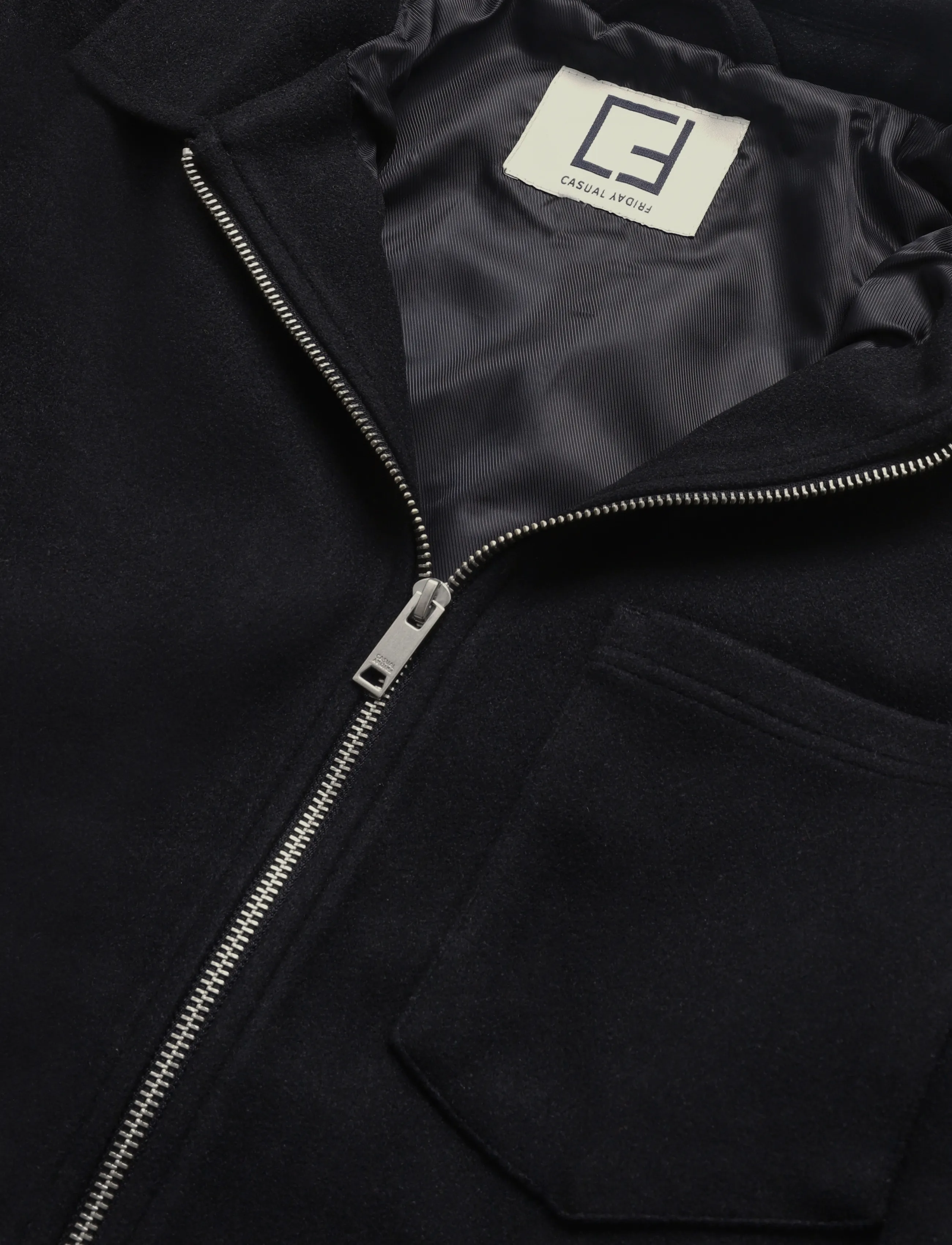 Casual Friday - CFROLFSTED 0294 JACKET - fall jackets - black beauty - 2