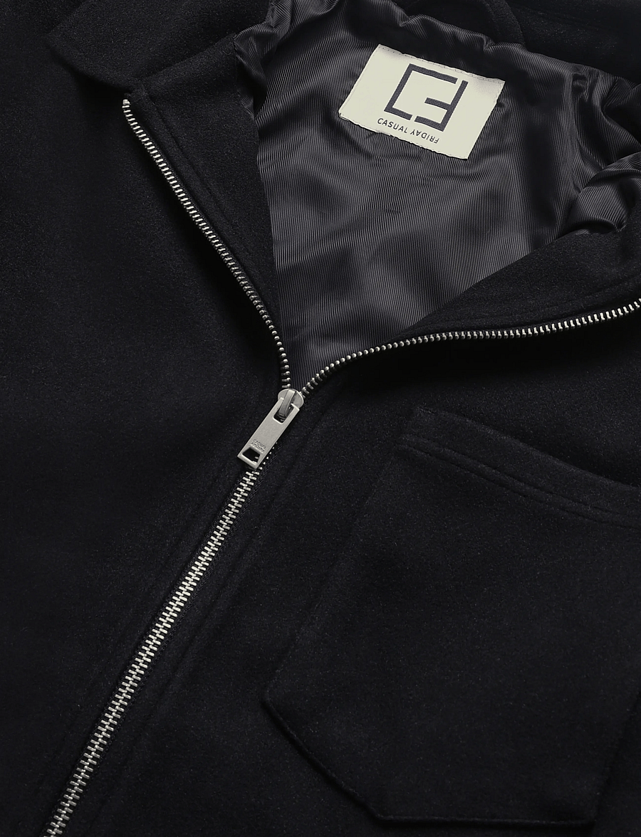 Casual Friday - CFROLFSTED 0294 JACKET - fall jackets - black beauty - 2