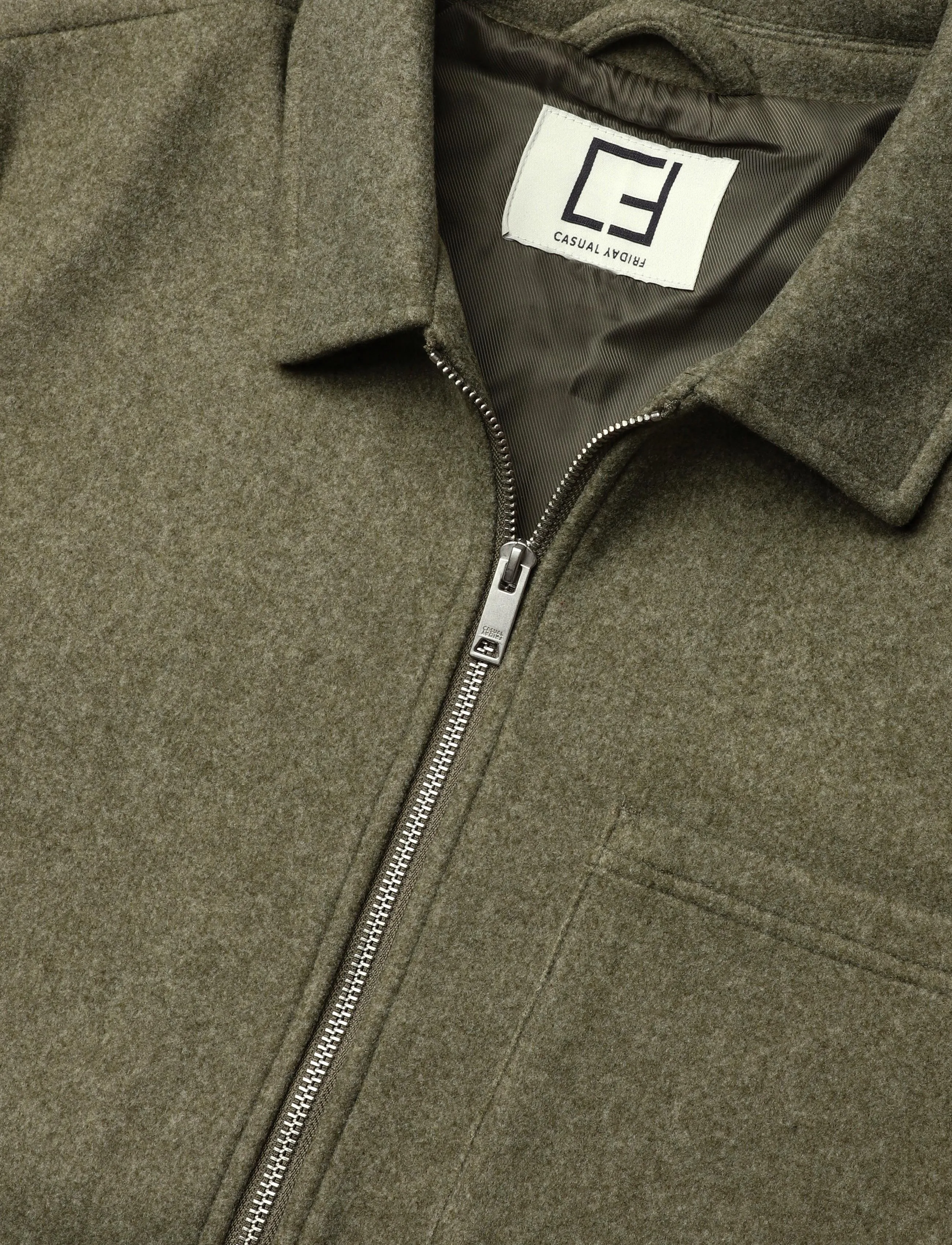 Casual Friday - CFROLFSTED 0294 JACKET - fall jackets - burnt olive - 2
