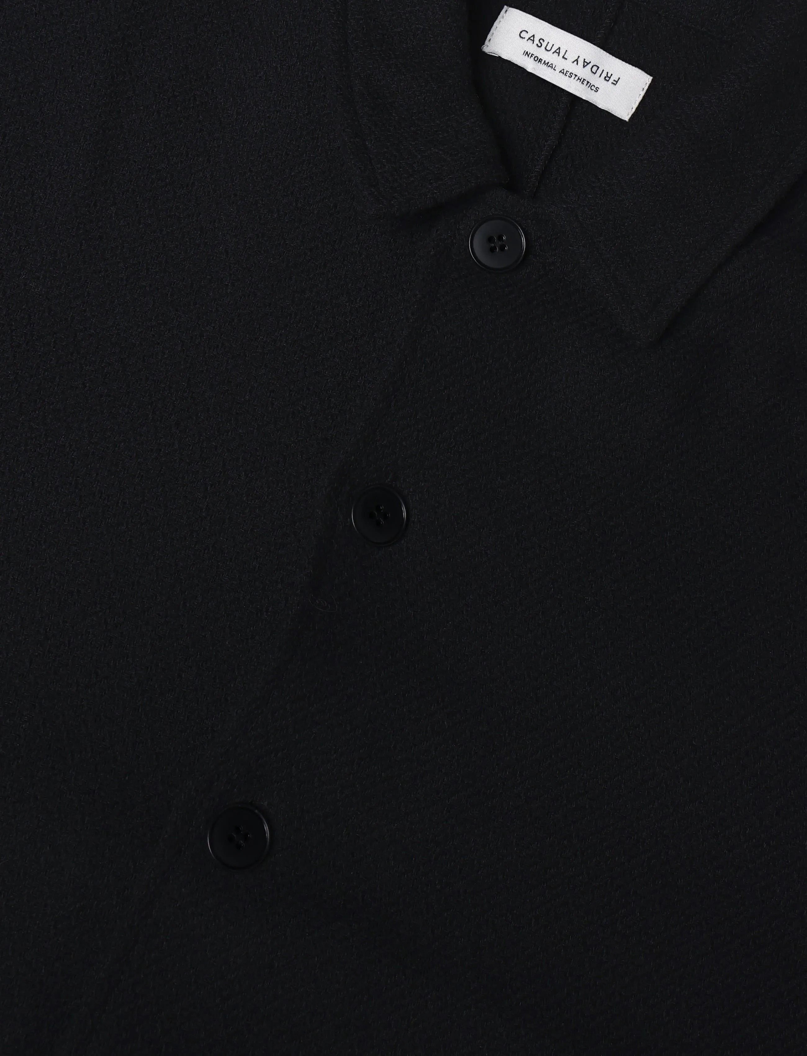 Casual Friday - CFPEJRUP OVERSHIRT - black beauty - 2