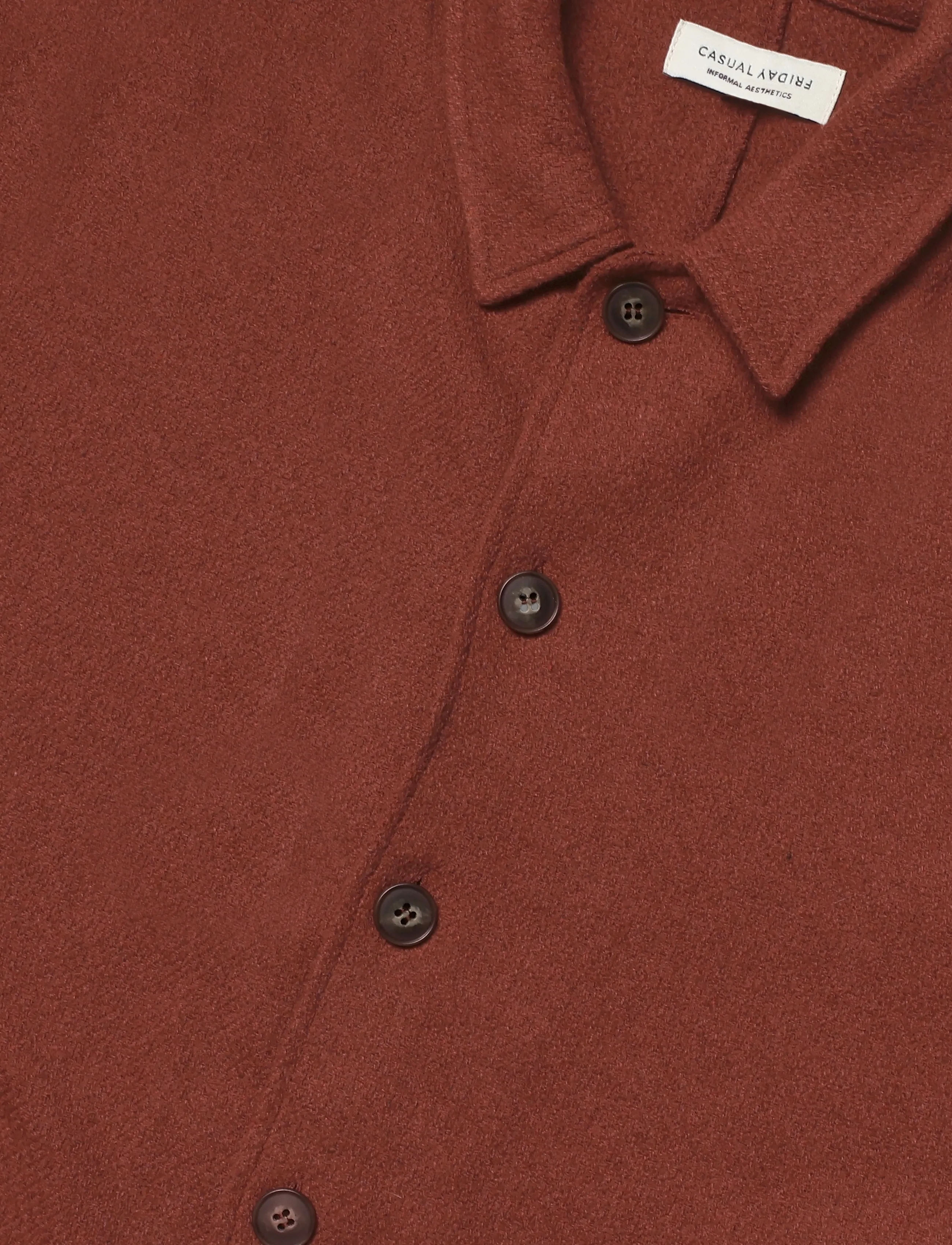 Casual Friday - CFPEJRUP OVERSHIRT - fall jackets - cinnamon - 2