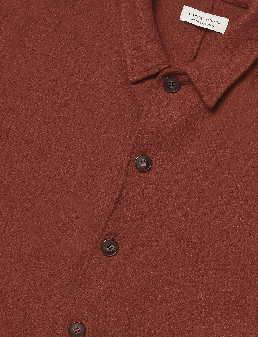 Casual Friday - CFPEJRUP OVERSHIRT - fall jackets - cinnamon - 2
